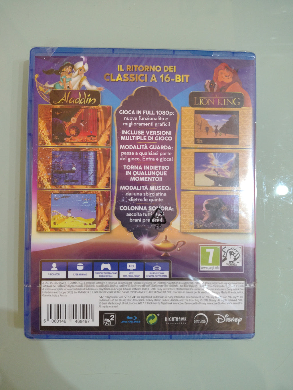 Disney Classic: Aladdin e il Re Leone ( 2019) PS4 sigillato