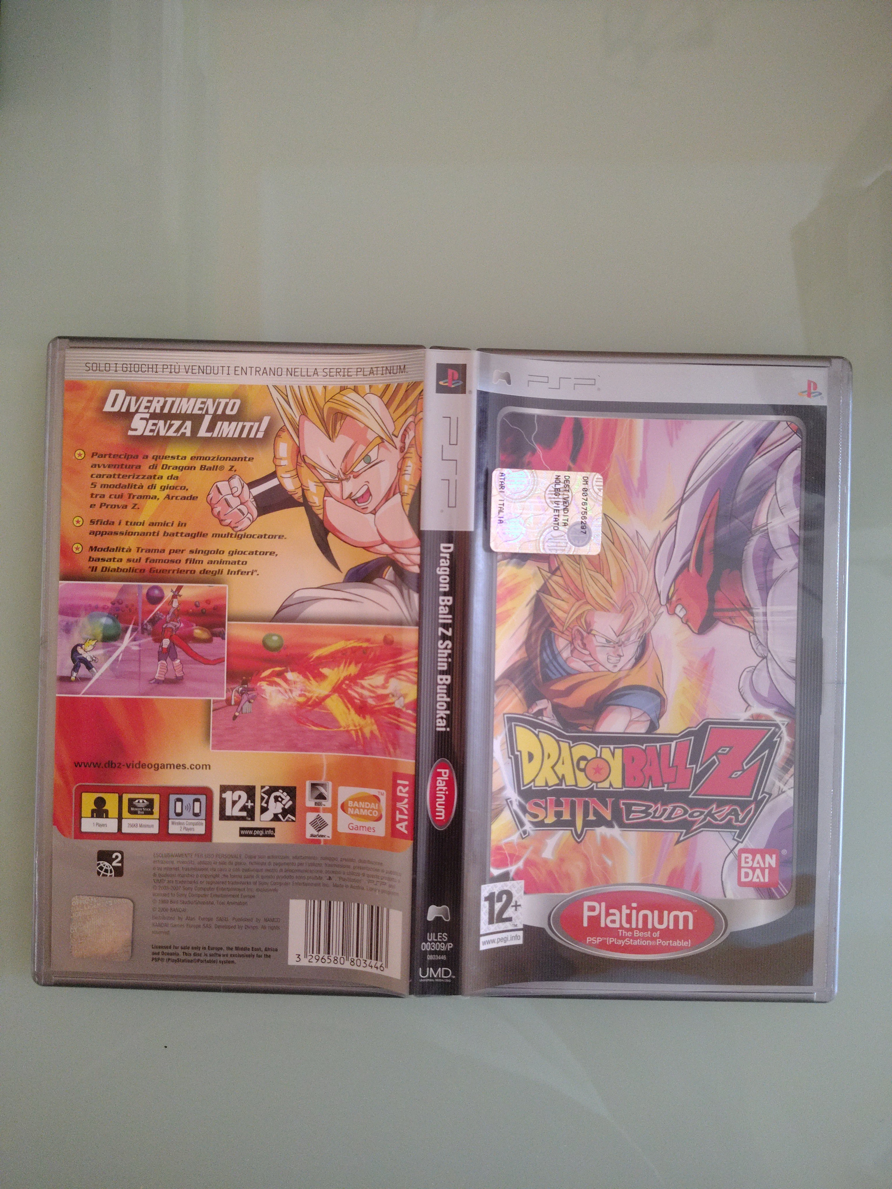 DRAGON BALL Z: SHIN BUDOKAI , PLATINUM, PSP , USATO