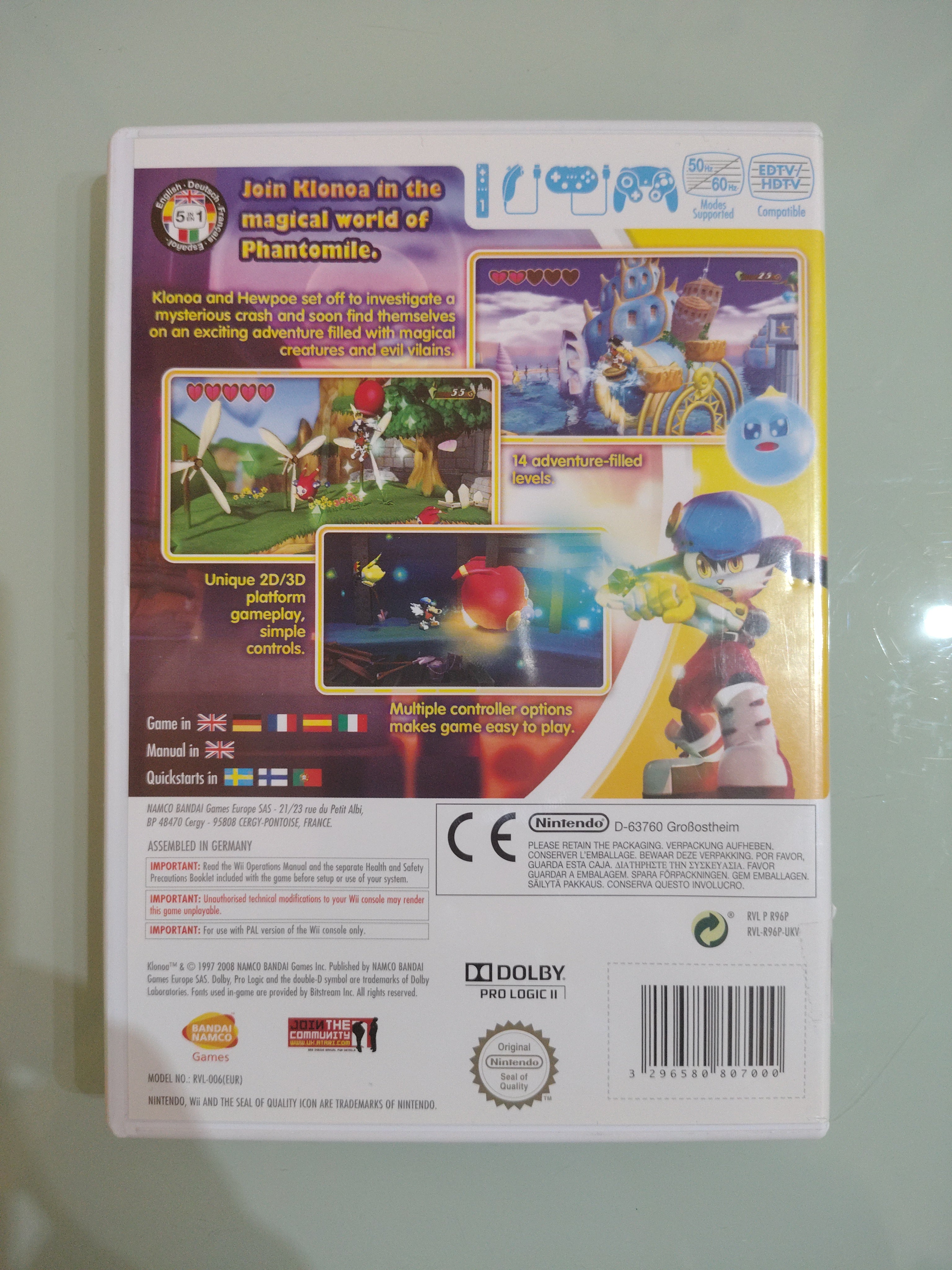 KLONOA NINTENDO WII PAL Ita multi