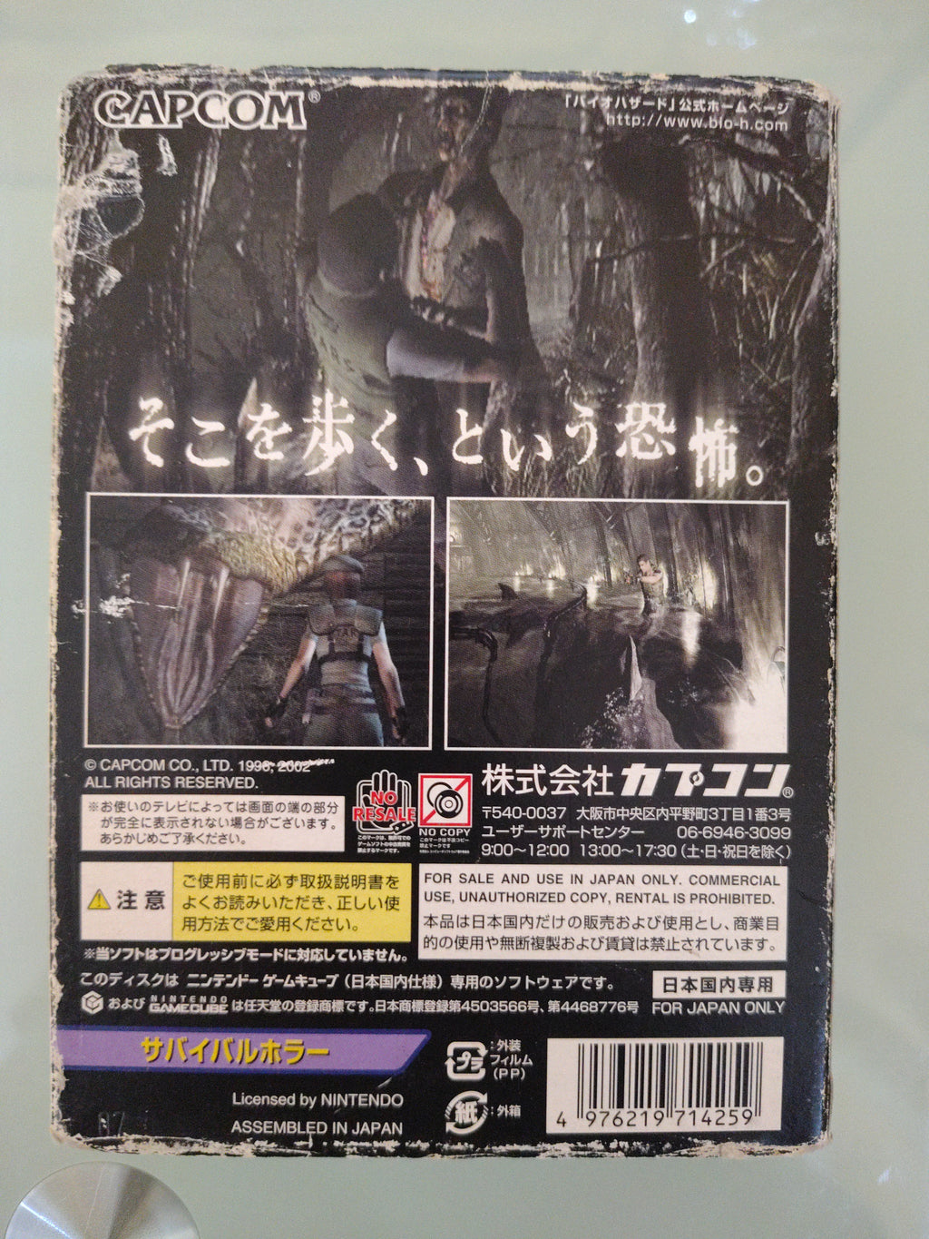 Bio Hazard Capcom 2002 Versione Giapponese Action Horror