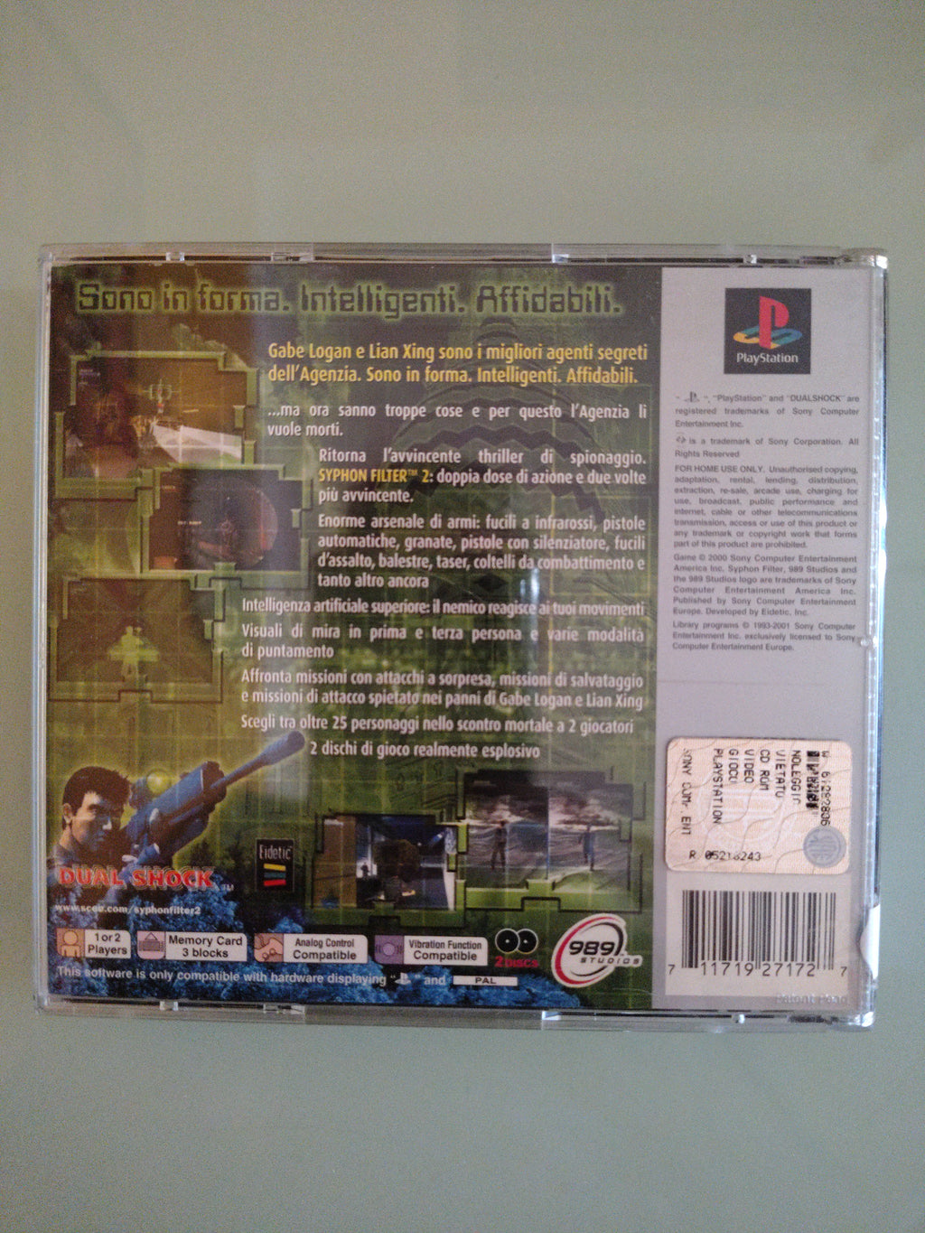 Syphon Filter 2 PS1 PAL ITA