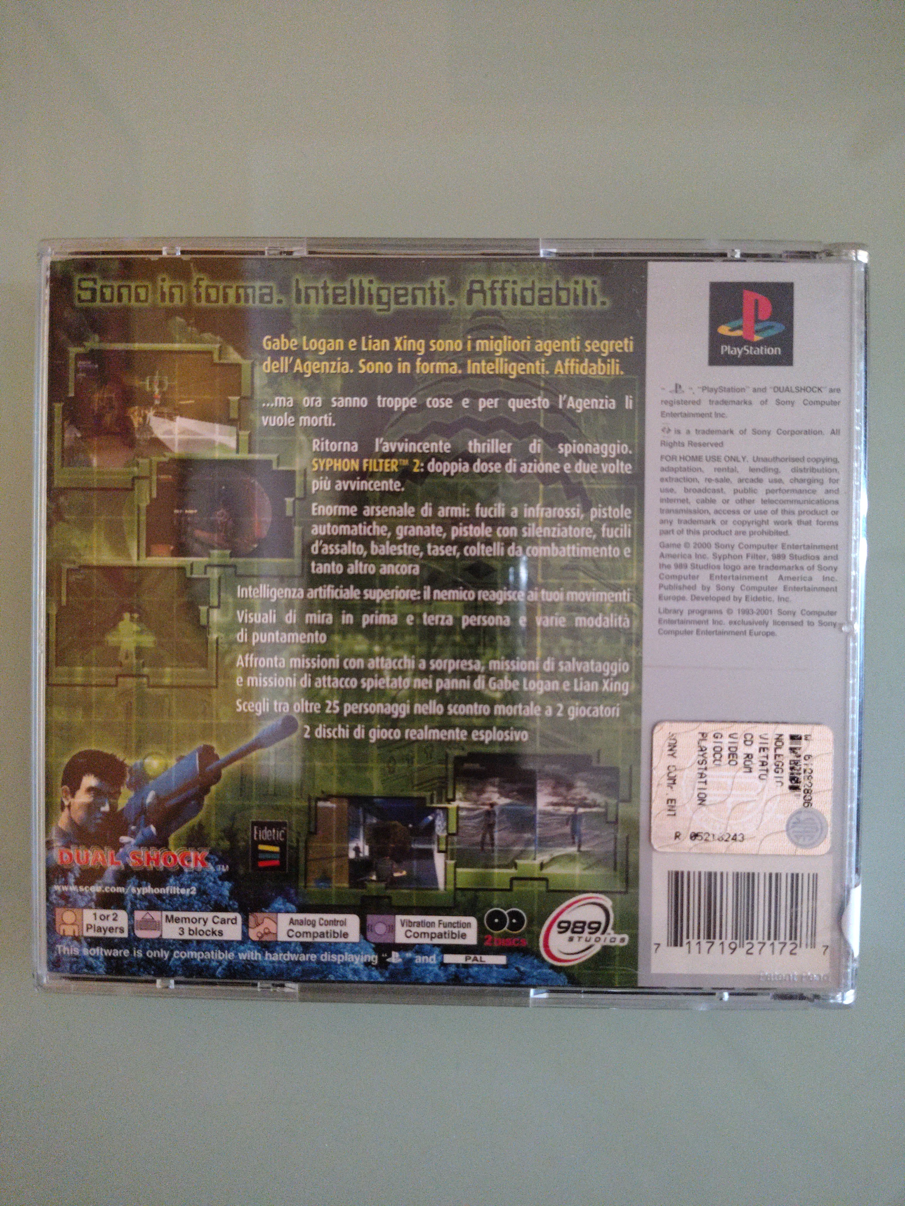 Syphon Filter 2 PS1 PAL ITA