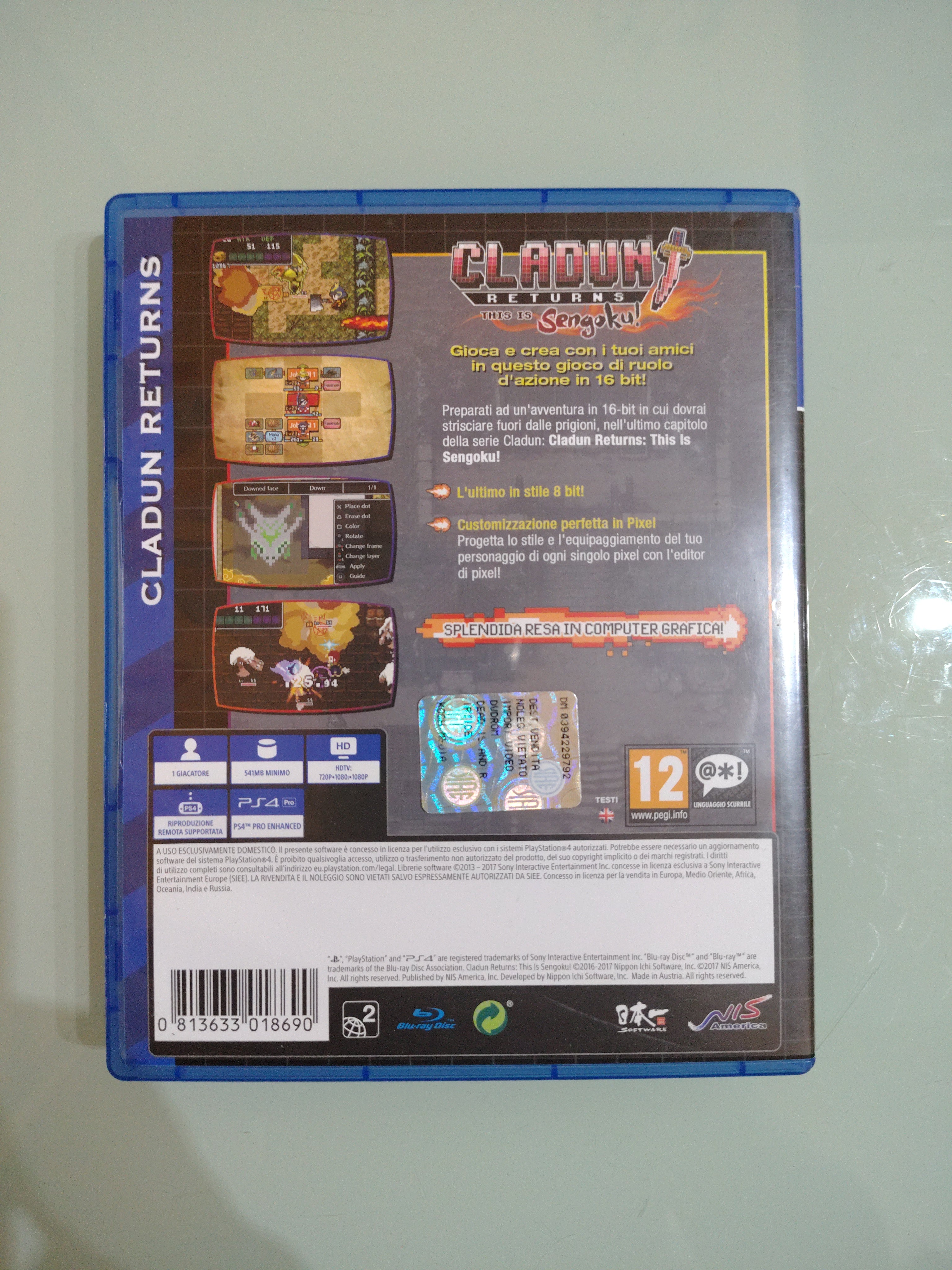 Cladun Returns: This Is Sengoku (Sony PlayStation 4, 2017)