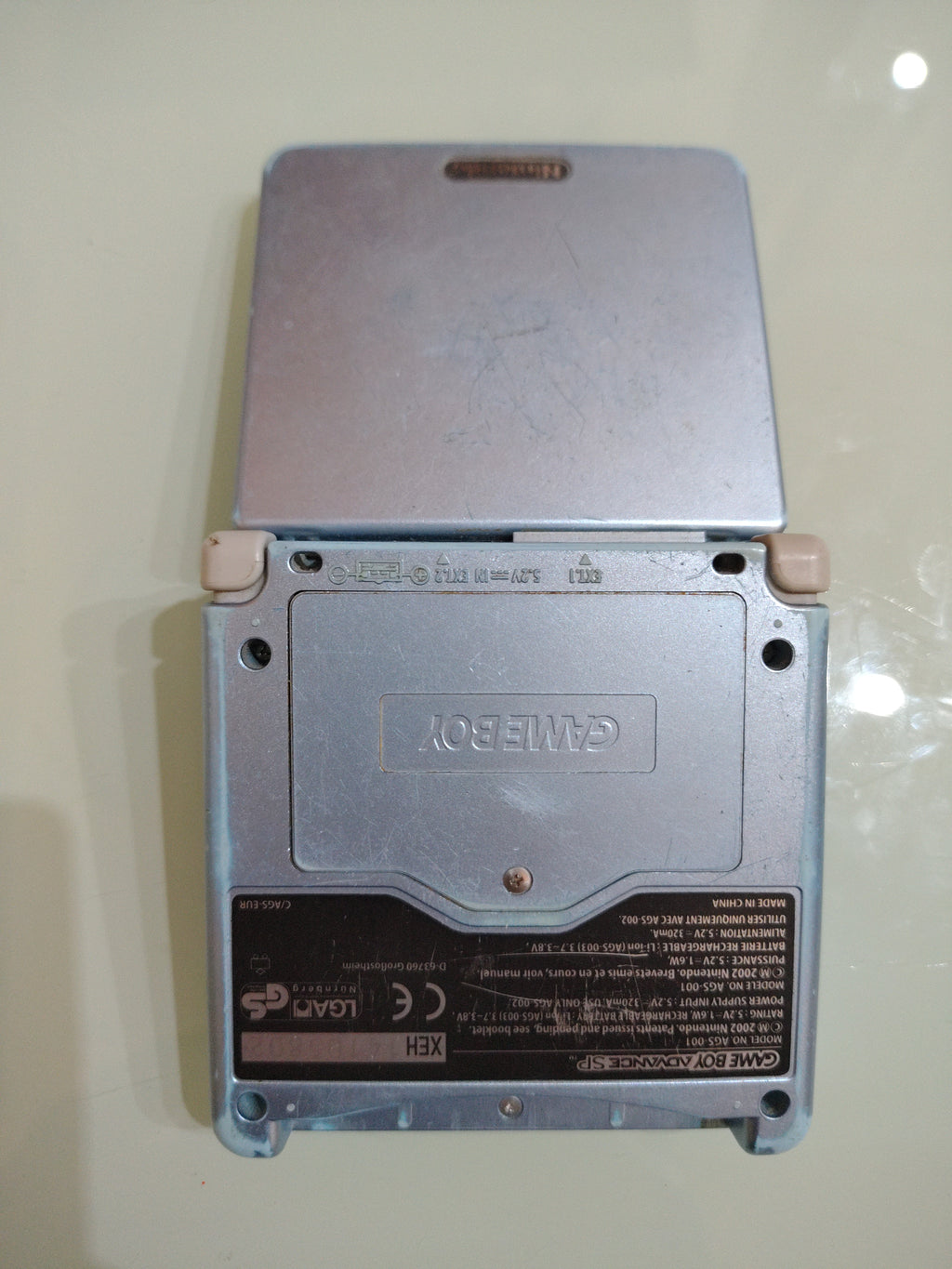 GAME BOY ADVANCE SP AZZURRINO AGS 001