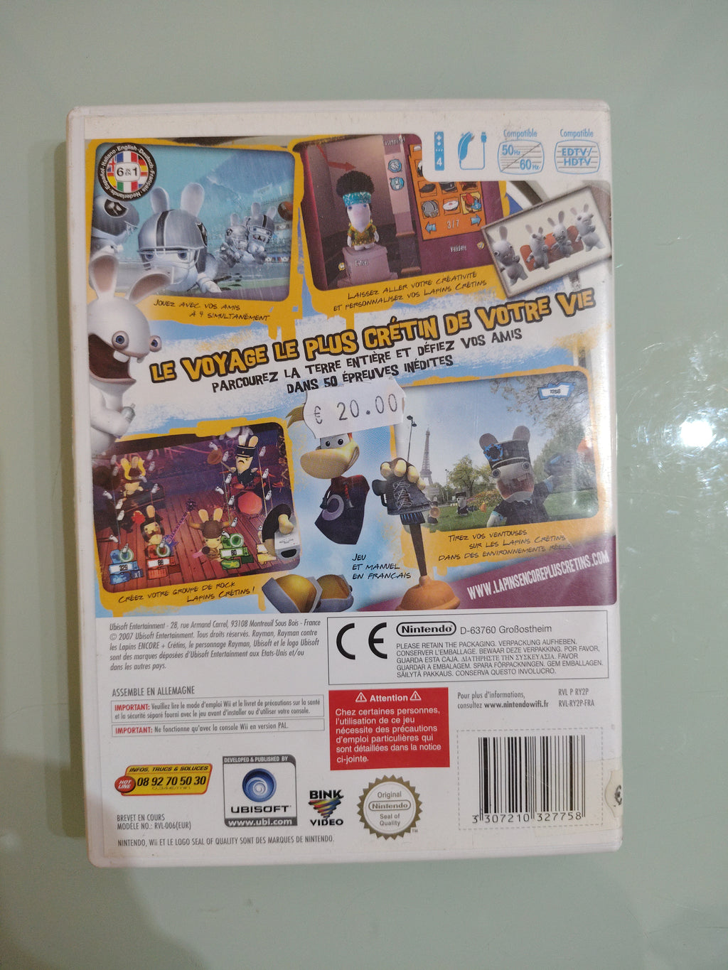 RAYMAN 2 NINTENDO WII CONDIZIONI OTTIME GIOCO ITA COPERTINA Fra