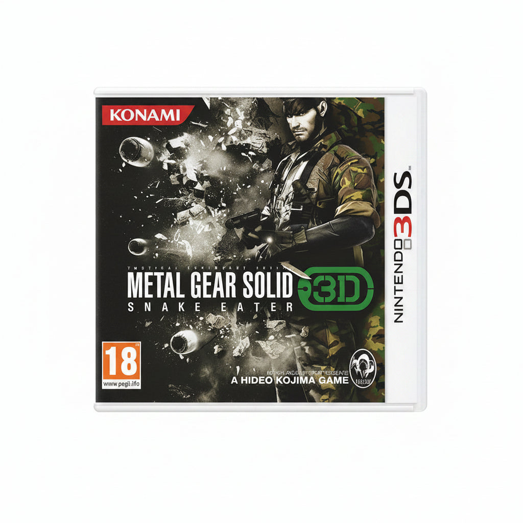 Metal Gear Solid 3D: Snake Eater (Nintendo 3DS, 2012) CIB completo