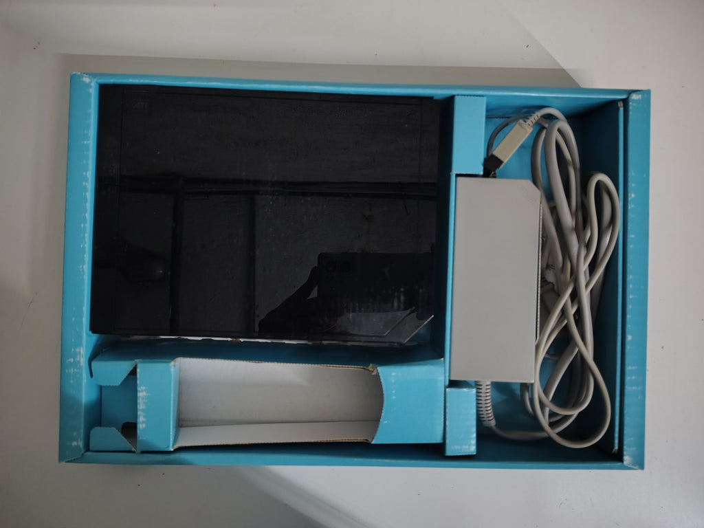 Nintendo Wii boxata nera versione NTSC jap