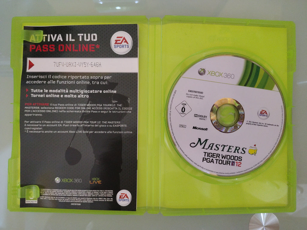 Tiger Woods PGA Tour 12 The Masters pal