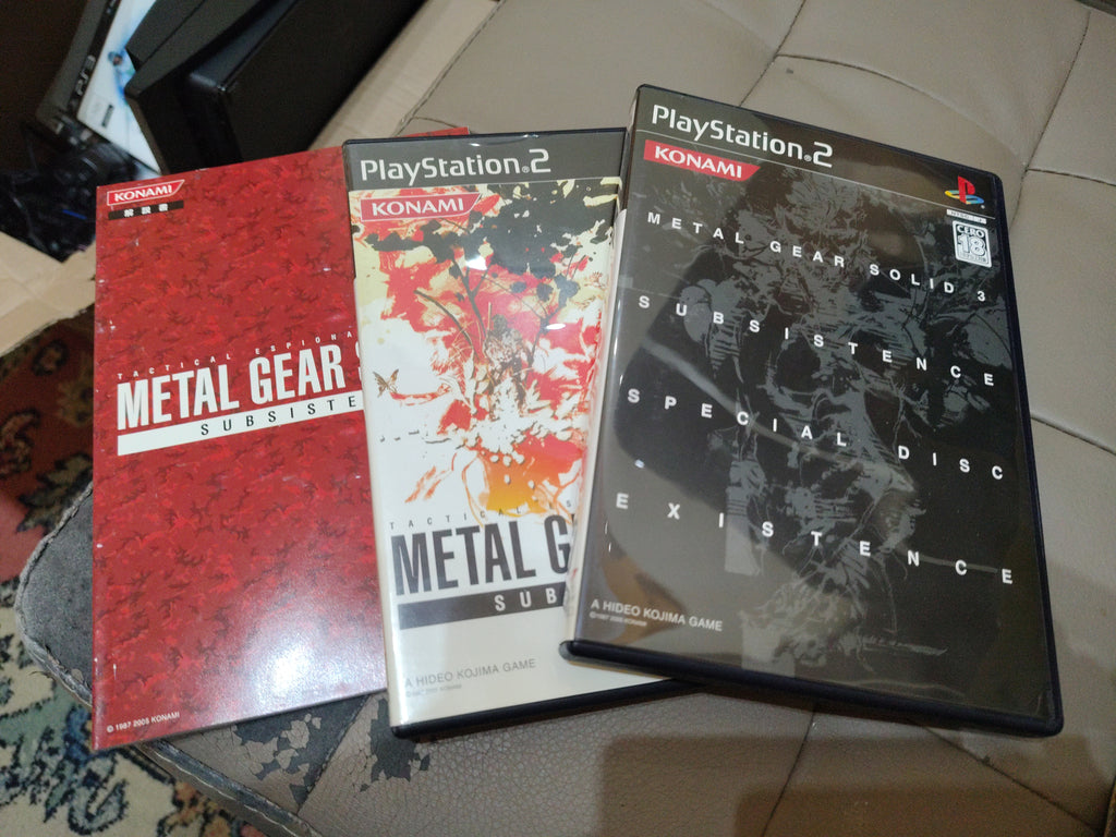 METAL GEAR SOLID 3 SUBSISTENCE COLLECTOR PS2 JAP
