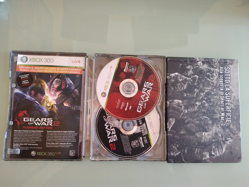 Gears of War 2 Edizione Limitata XBOX 360 Microsoft PAL ITA gioco usato COMPLETO