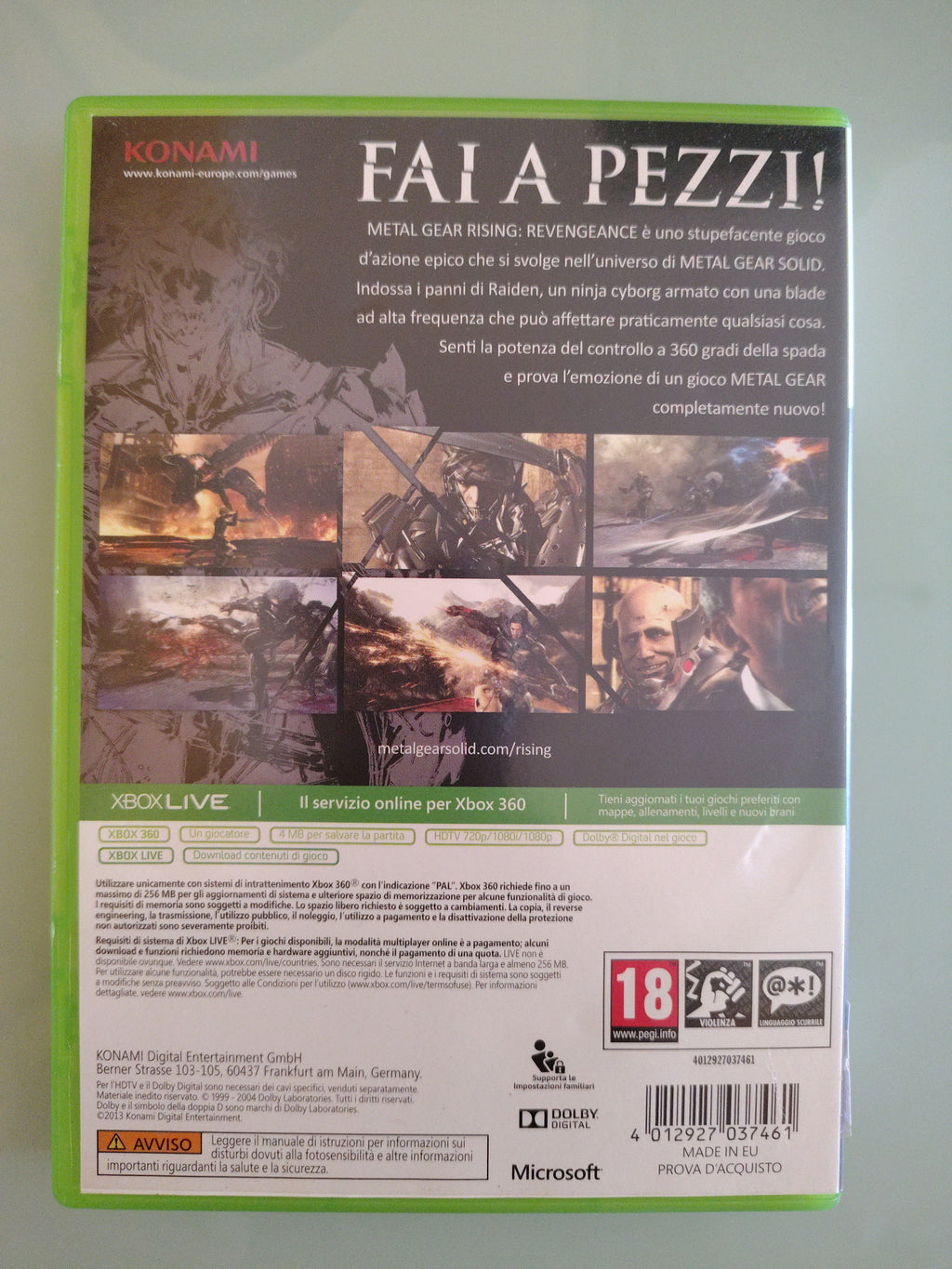 Metal Gear Rising Revengeance ita
