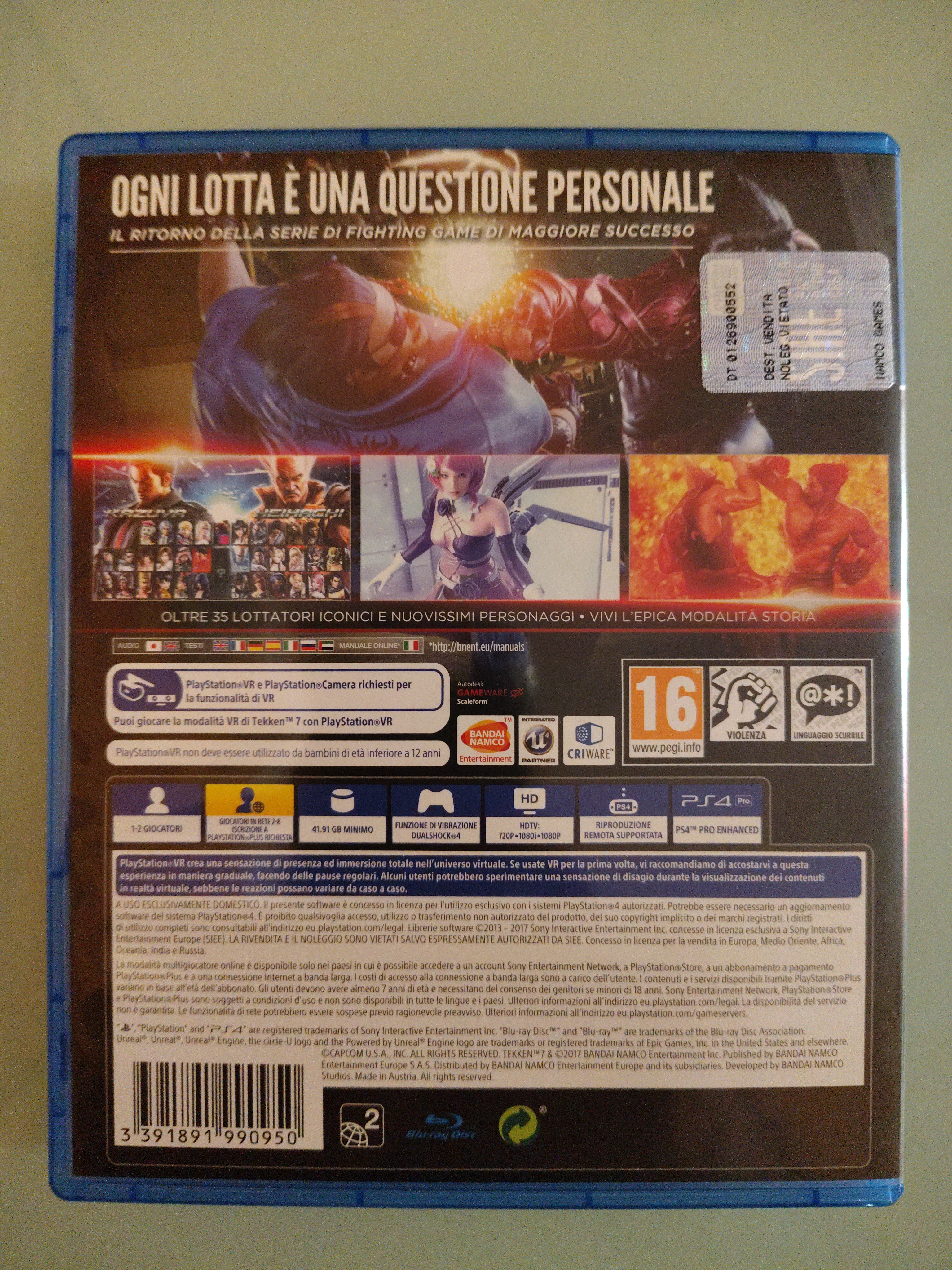 Tekken 7 - Edizione Standard (PlayStation 4, 2017)
