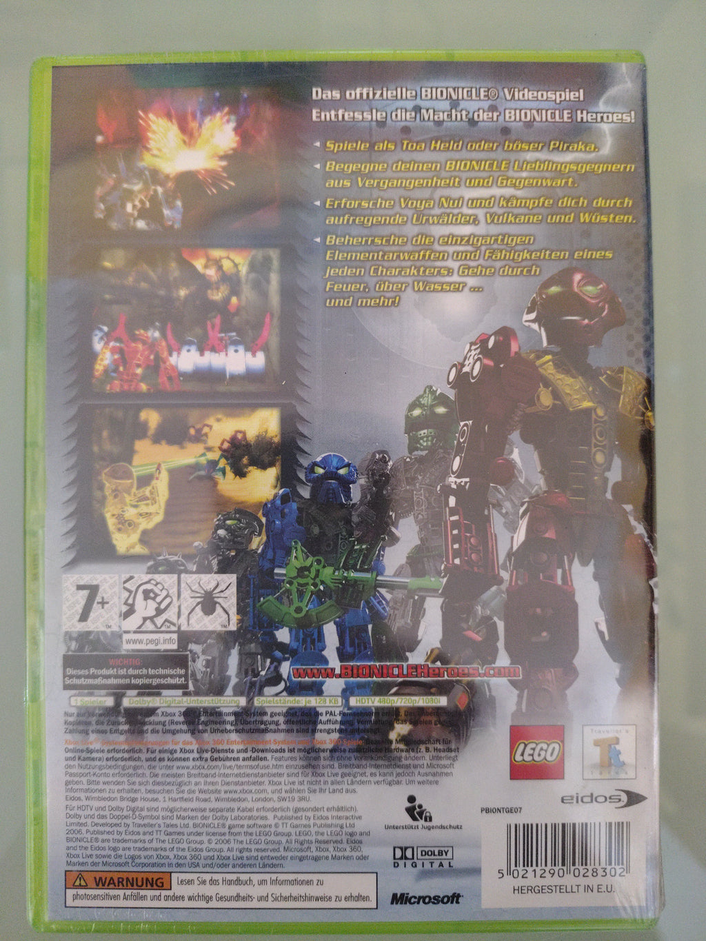 XBOX 360 : Lego BIONICLE HEROES  ( SIGILLATO )