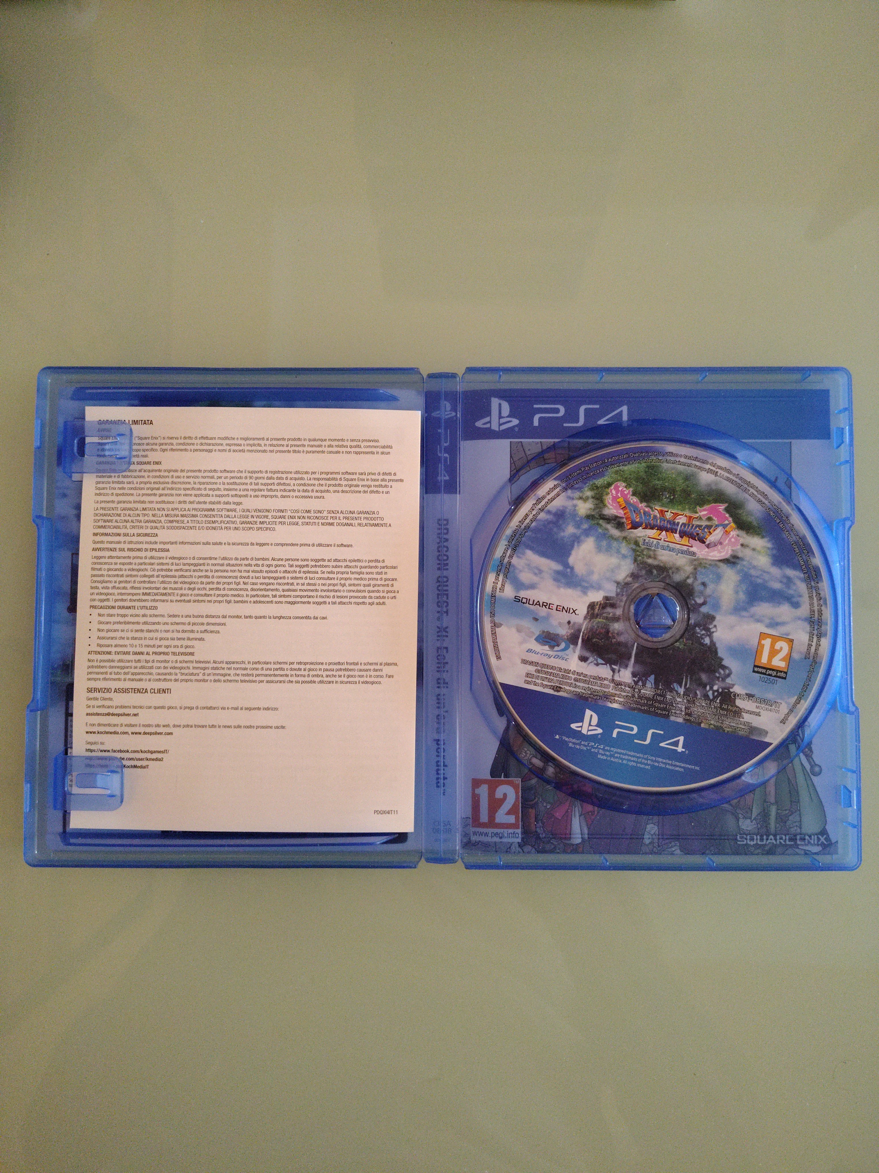 DRAGON QUEST XI ECHI DI UN ERA PERDUTA EDITION OF LIGHT - SONY PS4 -