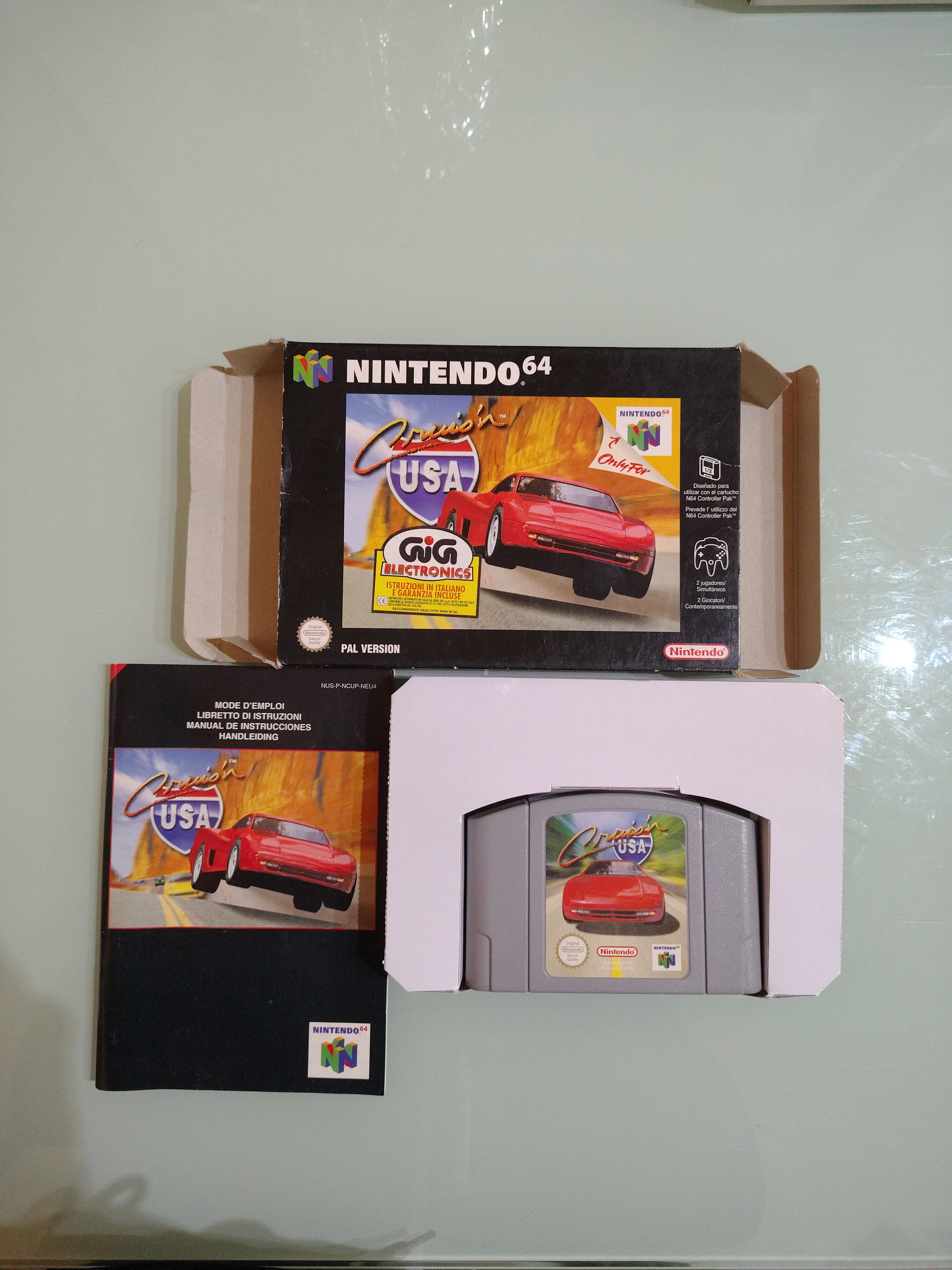CRUIS'N USA NINTENDO 64 N64 PAL EU EUR COMPLETO CIB