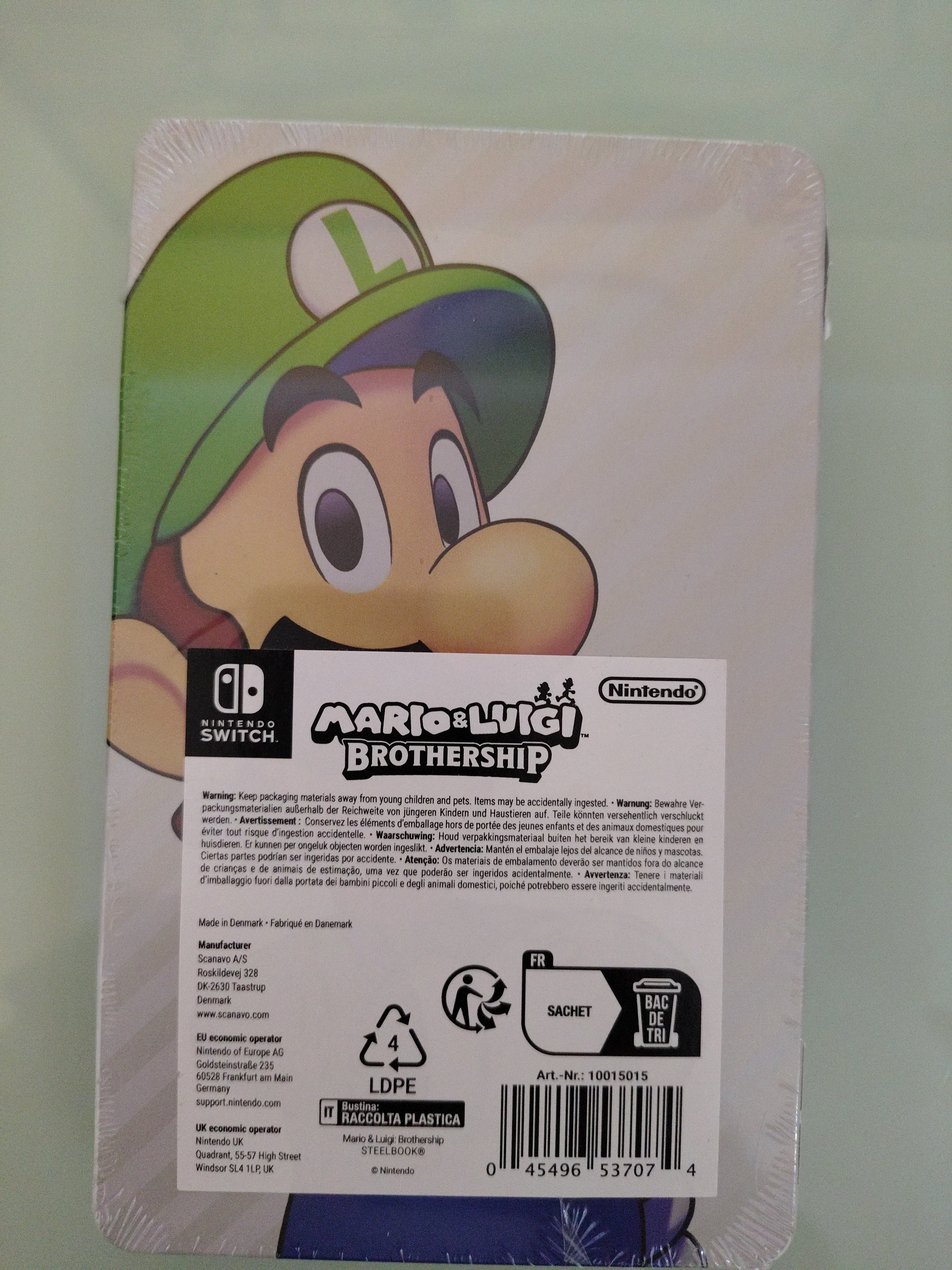 Mario & Luigi Brothership Steelbook Collector Nintendo Switch NEW SEALED