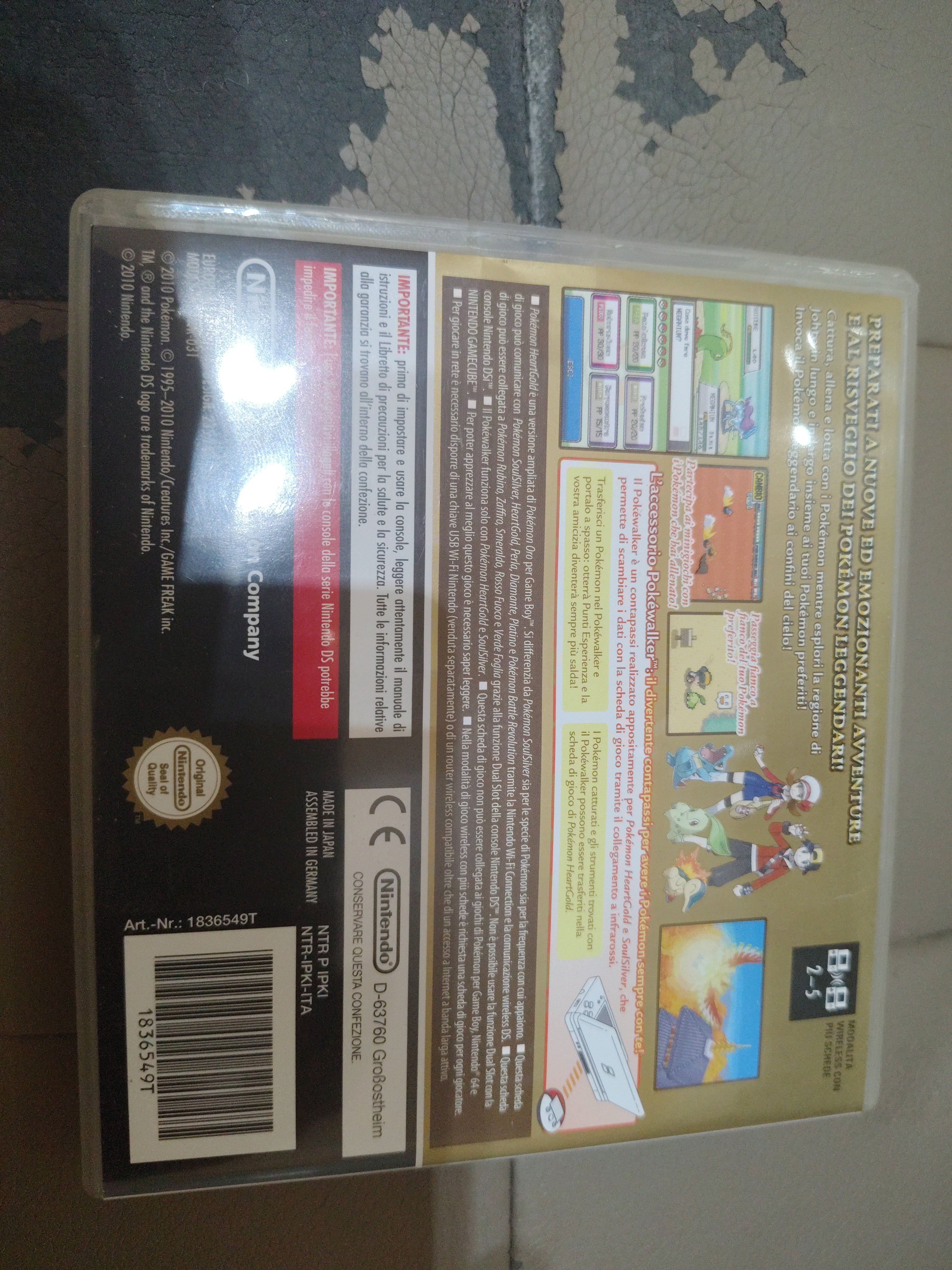 POKEMON VERSIONE ORO HEART GOLD ITA