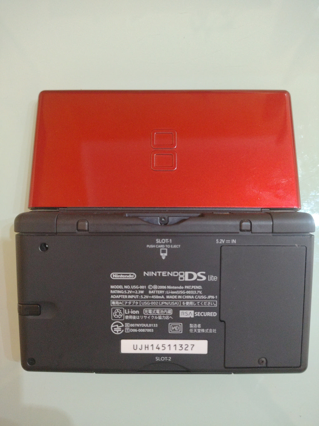 NINTENDO DS LITE CRIMSON/BLACK