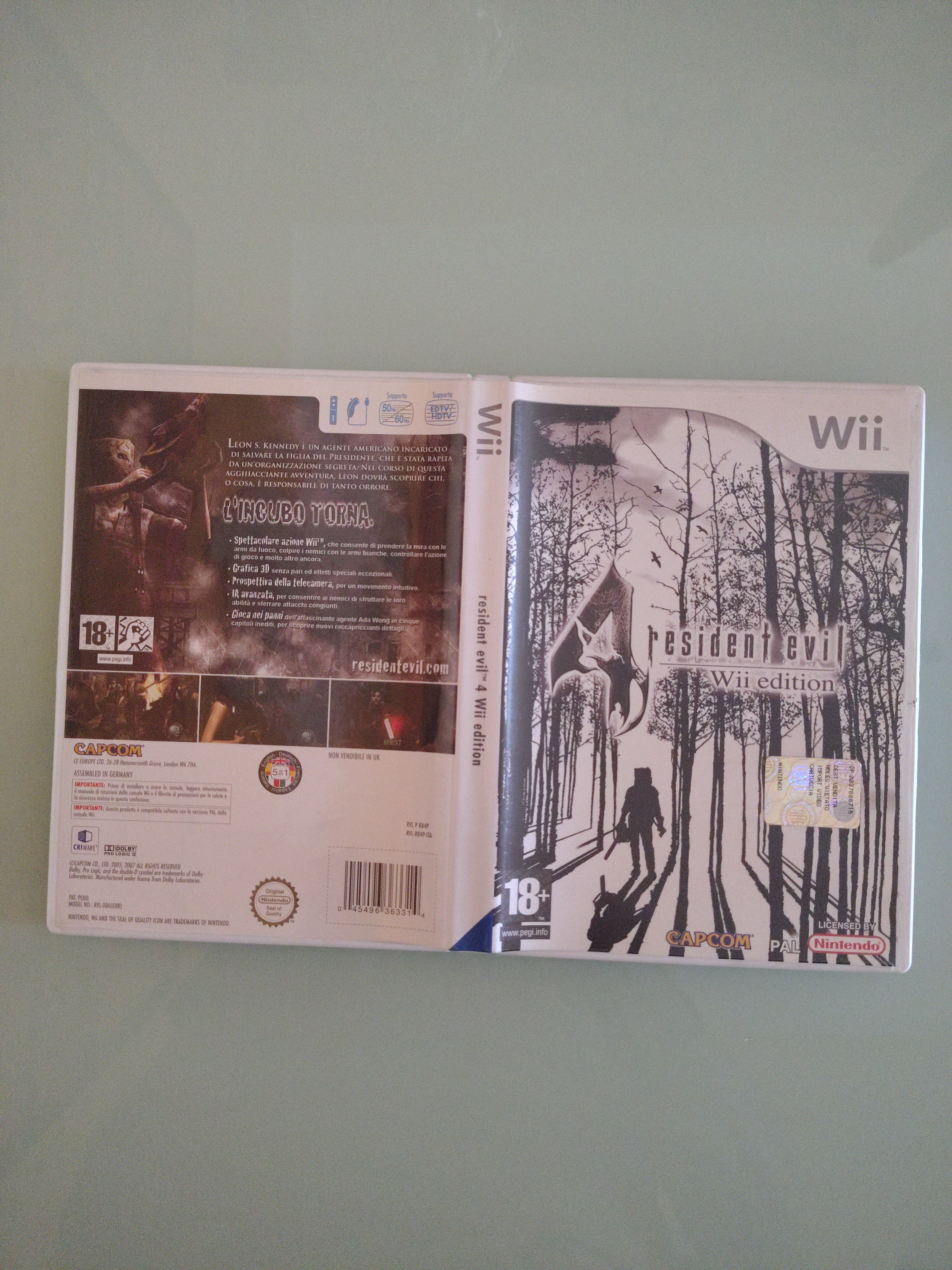 RESIDENT EVIL 4 Wii Edition CAPCOM USATO OTTIMO NINTENDO Wii ITALY PAL ITA
