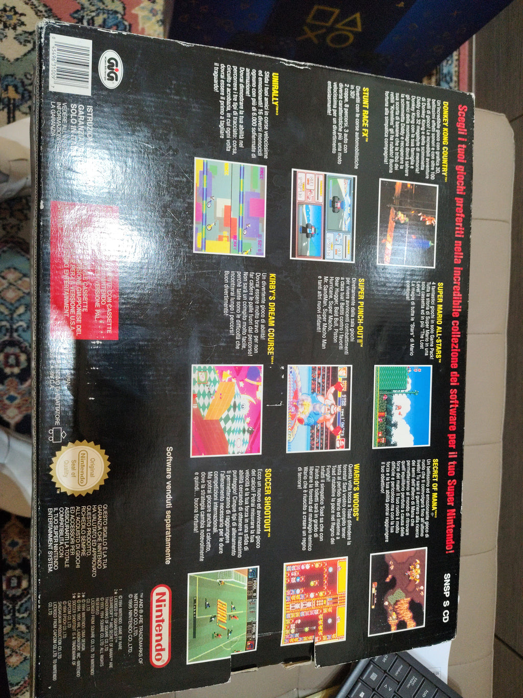 NINTENDO SNES BOXATO PAL