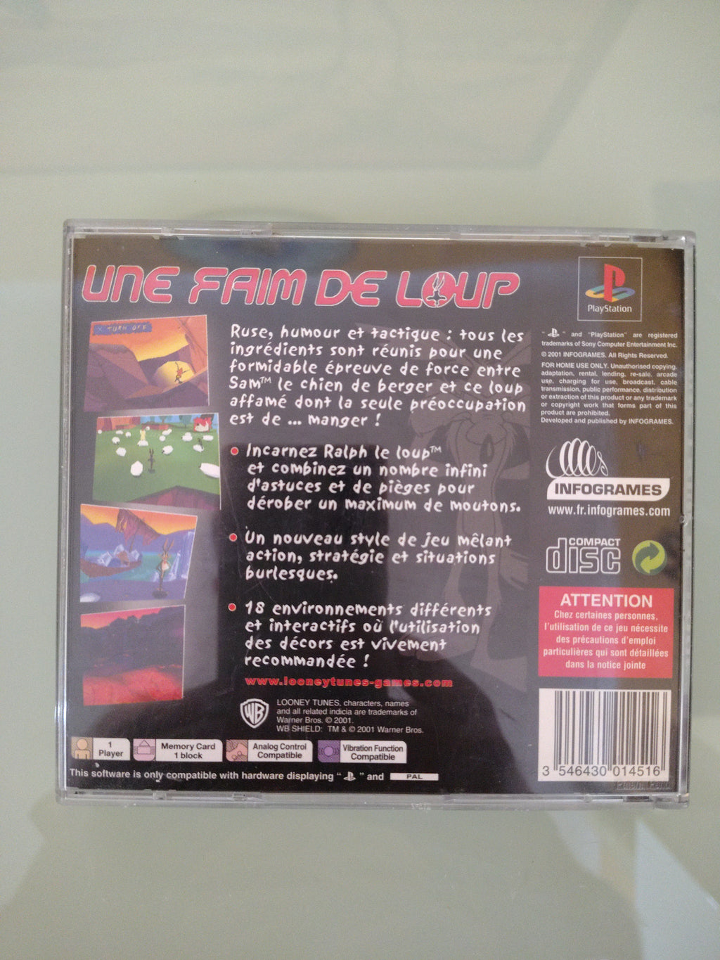 UNE FAIM DE LOUP EDITION FR PAL