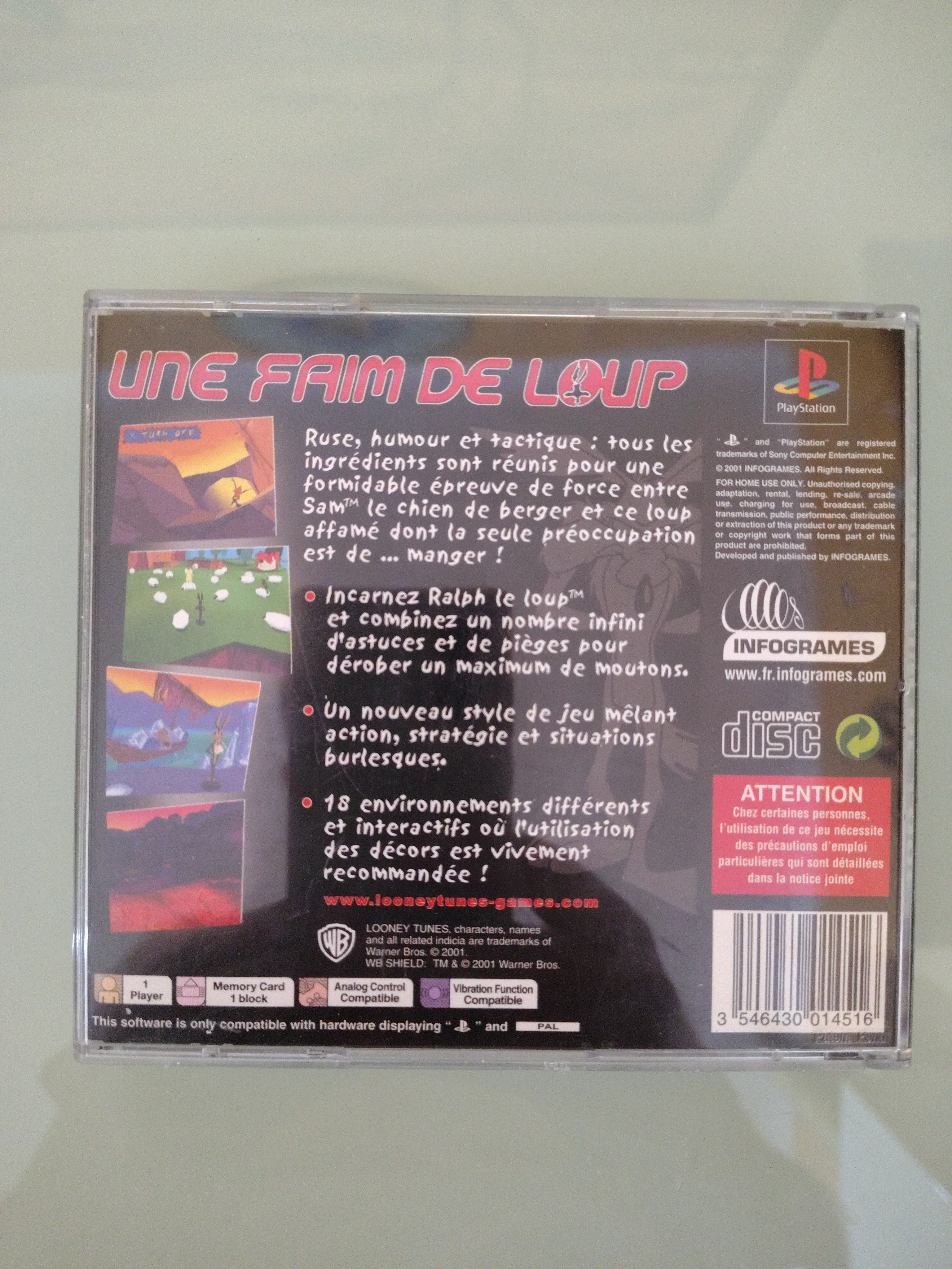UNE FAIM DE LOUP EDITION FR PAL