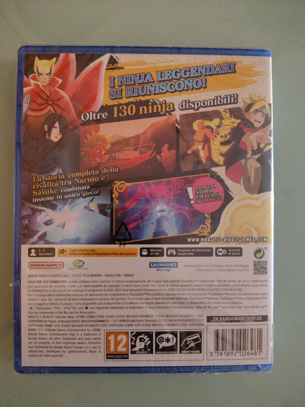 Naruto X Boruto: Ultimate Ninja Storm Connections (PS5) NUOVO