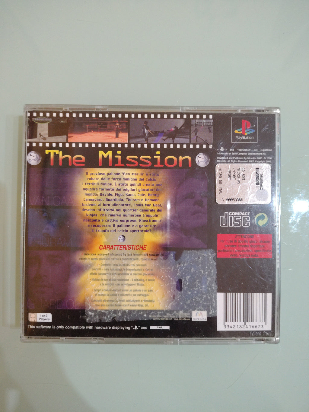 THE MISSION ,  PLAYSTATION 1 italiano