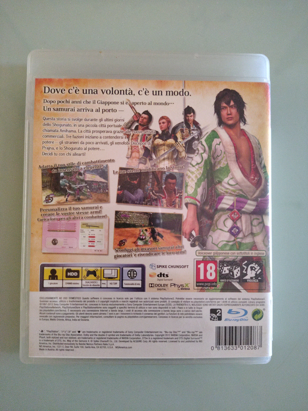 Way of The Samurai 4  PS3 Giappone Importazione NTSC