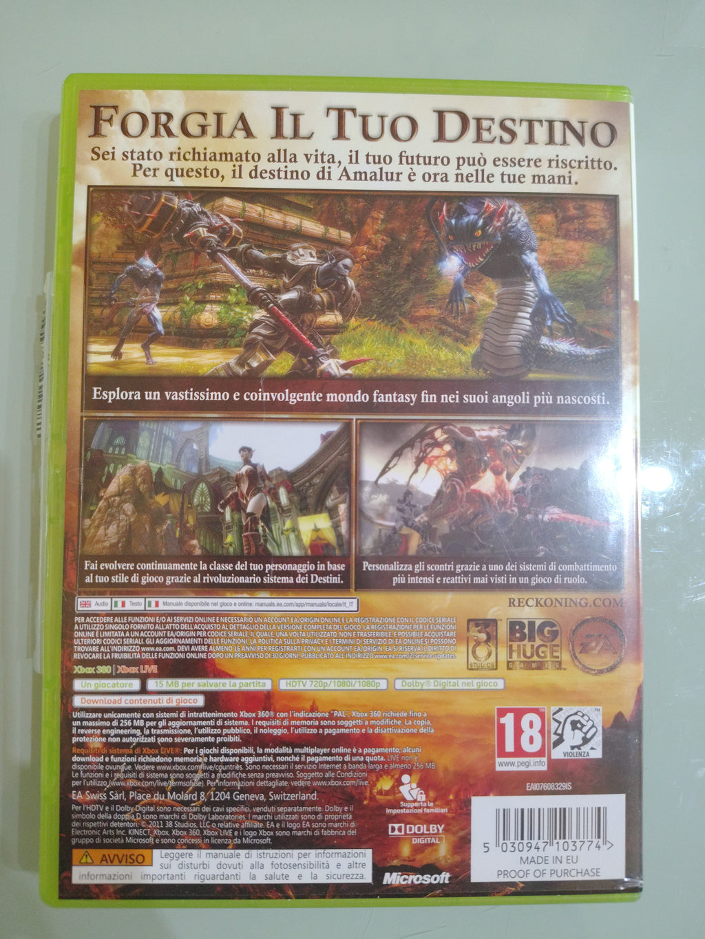 Reckoning PAL ita