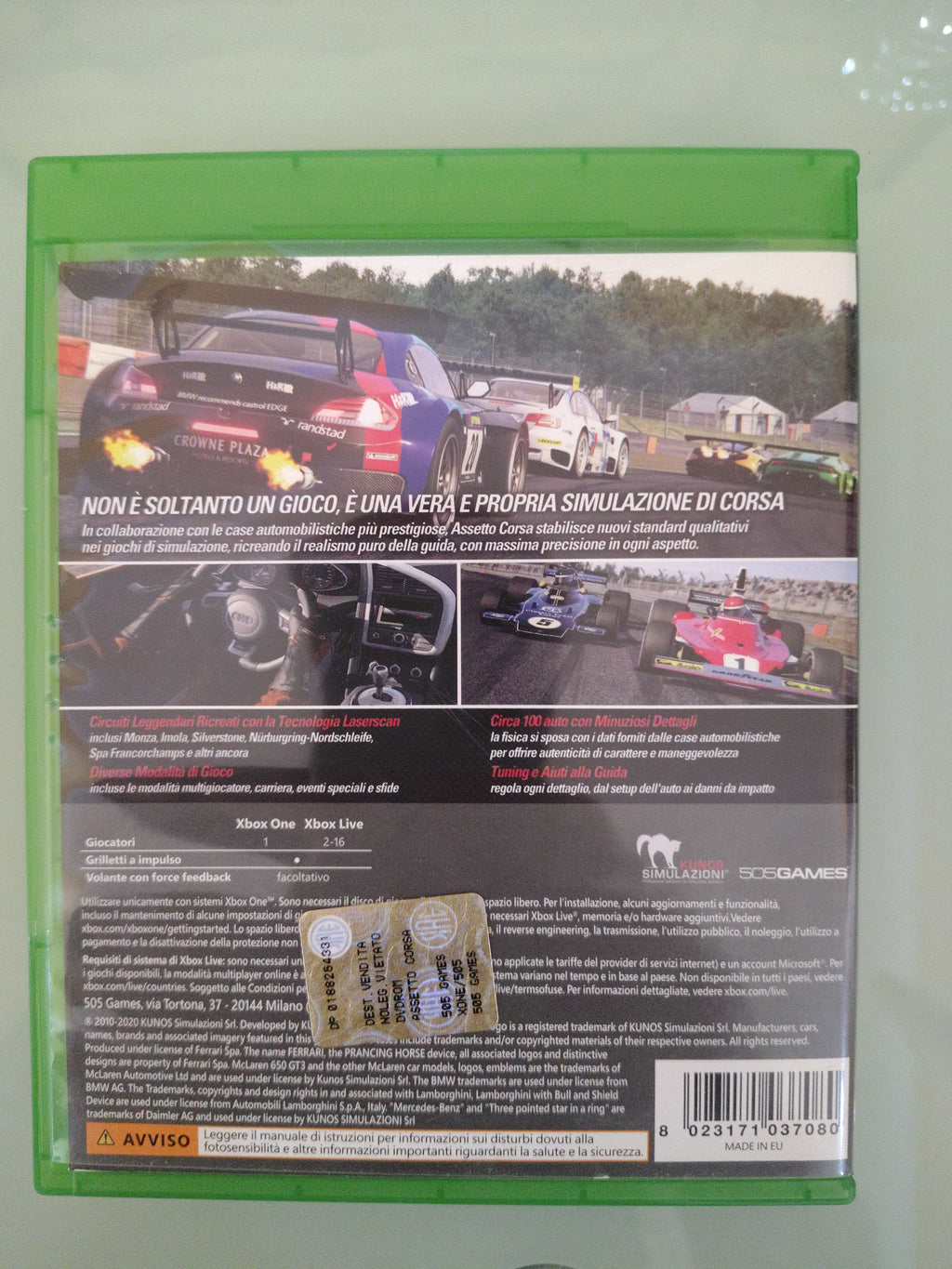 Assetto Corsa (Microsoft Xbox One, 2016)