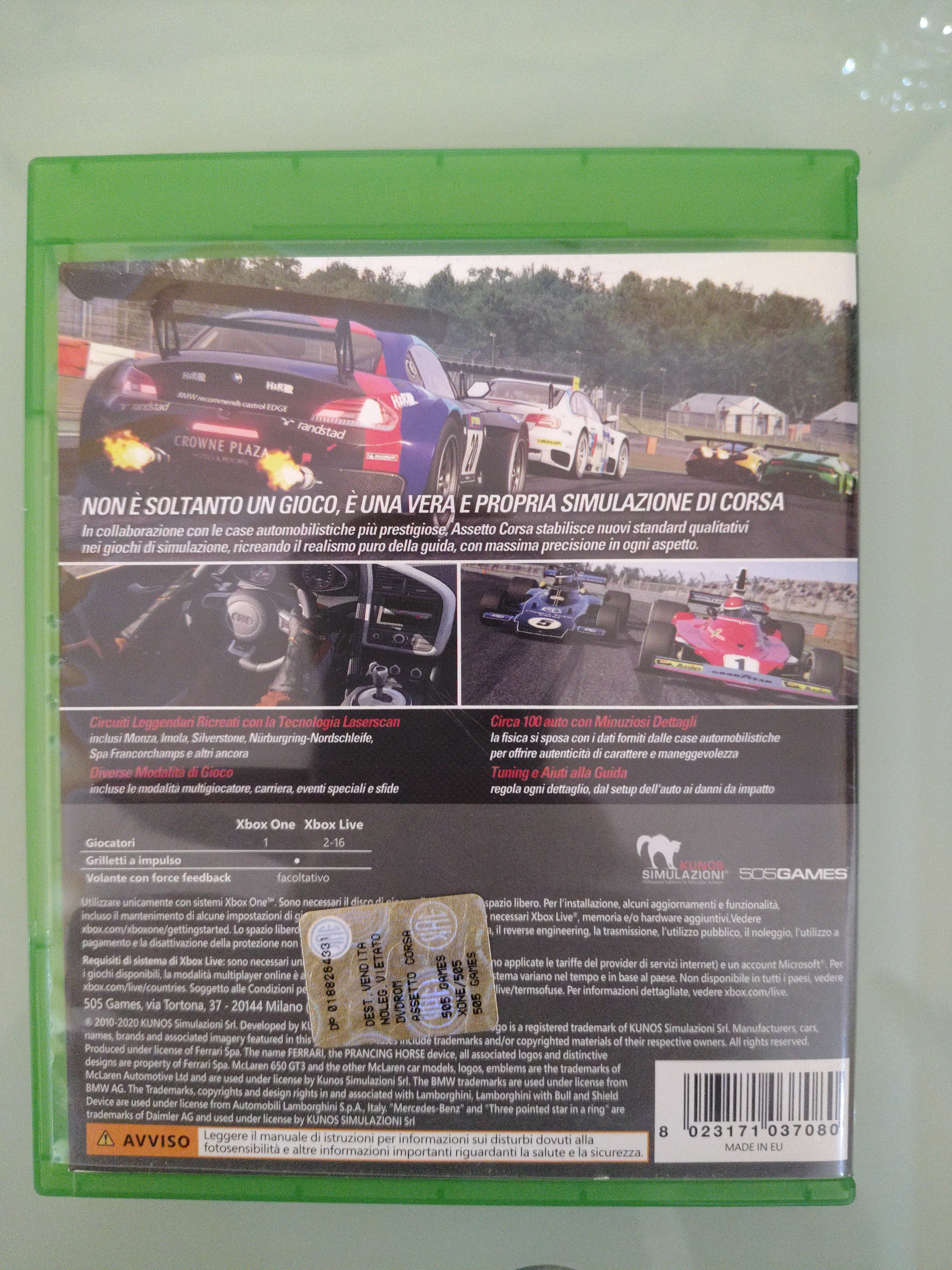 Assetto Corsa (Microsoft Xbox One, 2016)