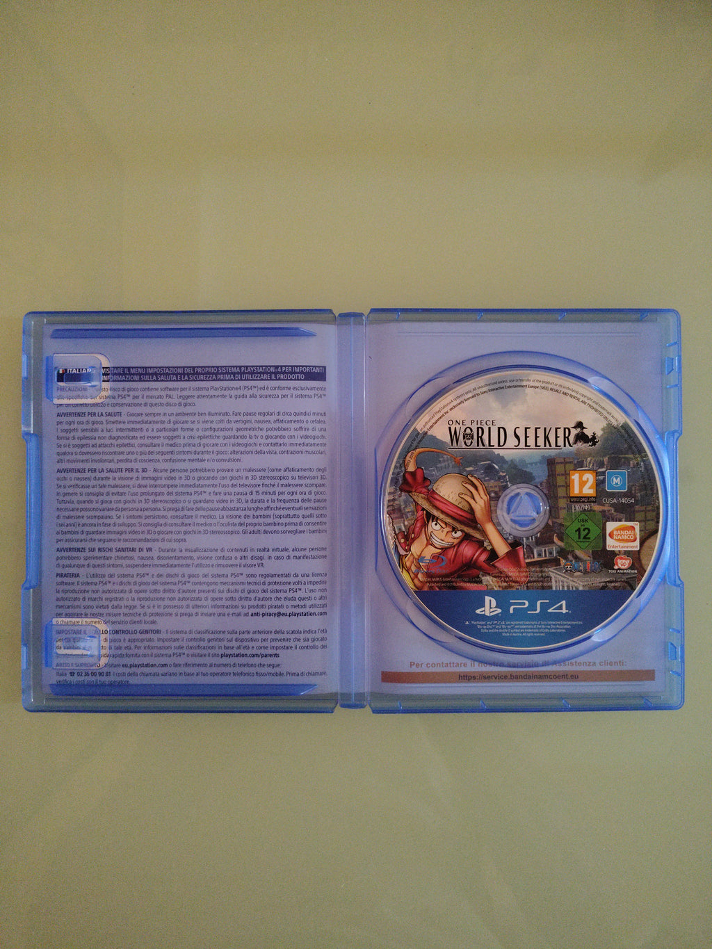 One Piece World Seeker GIOCO PS4 VERSIONE ITALIANA
