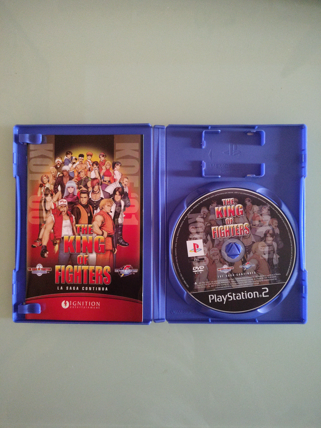 THE KING OF FIGHTER LA SAGA CONTINUA 2000 2001 PS2...Versione italiana