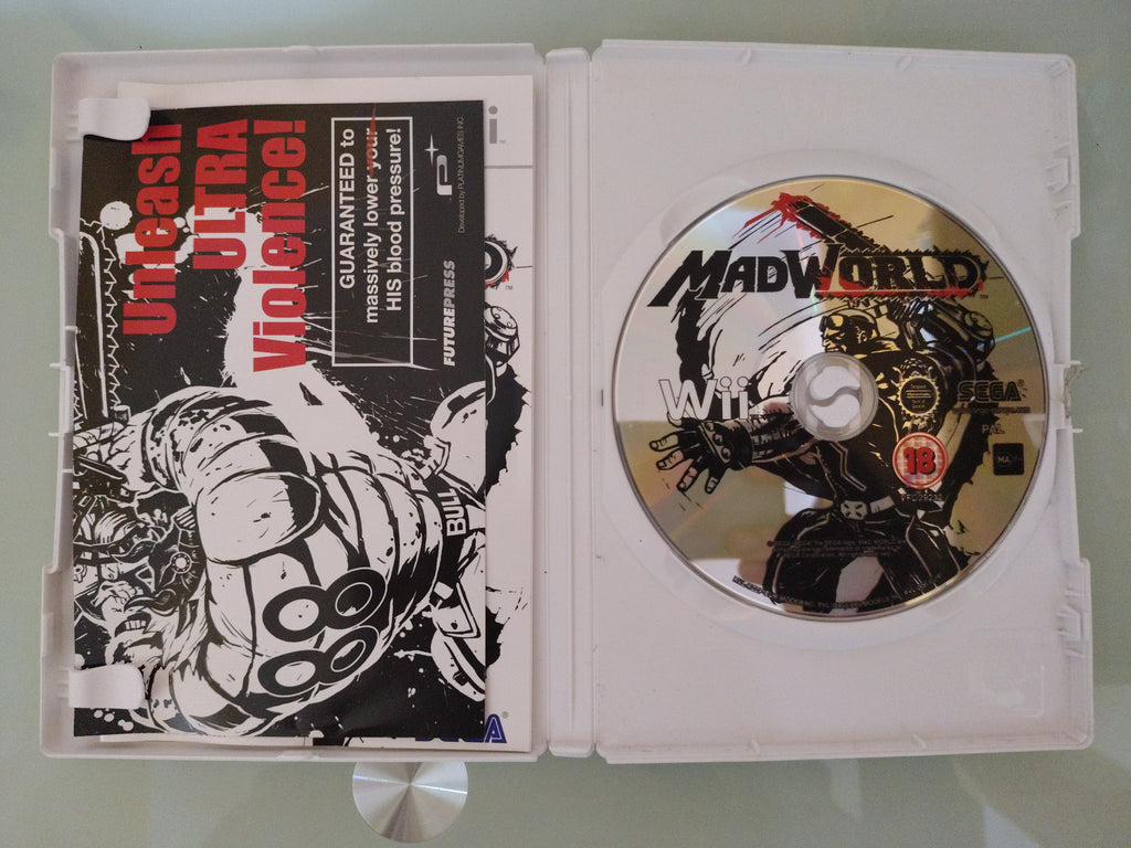 MAD WORLD NINTENDO WII OTTIME CONDIZIONI GIOCO ITA MULTI