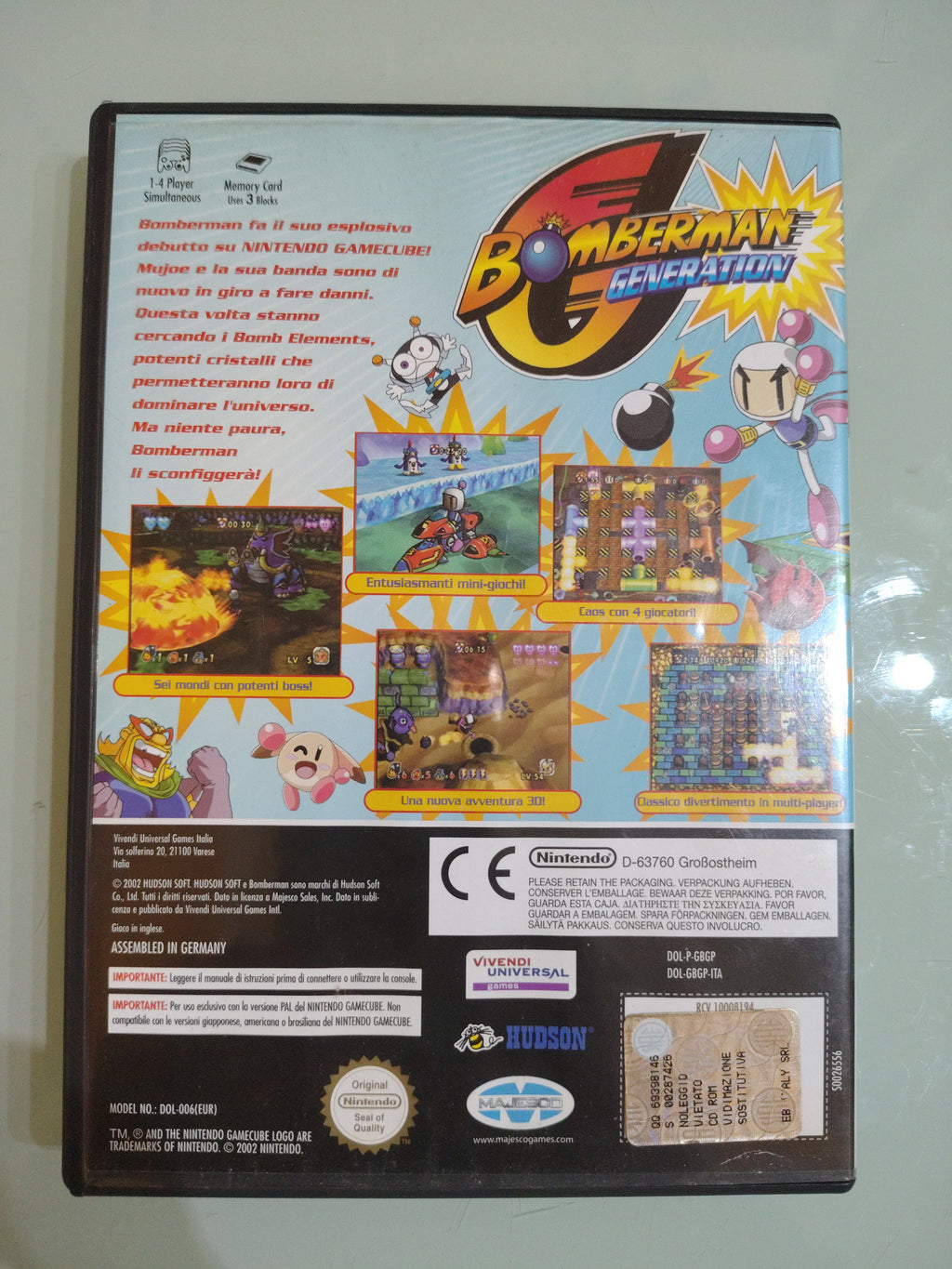 Bomberman Generation Nintendo GameCube, 2002 PAL ita