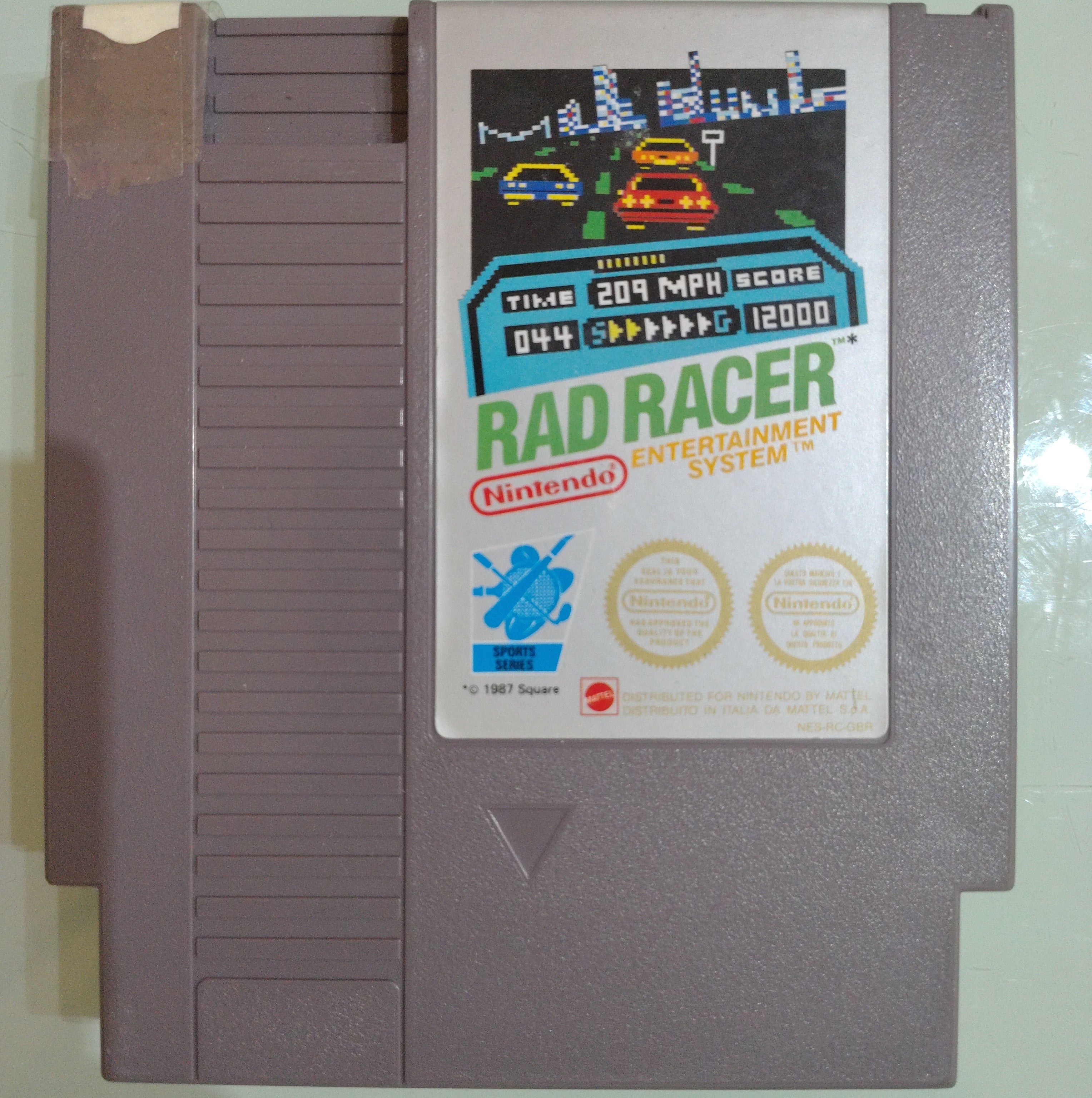 Rad Racer PAL Mattel