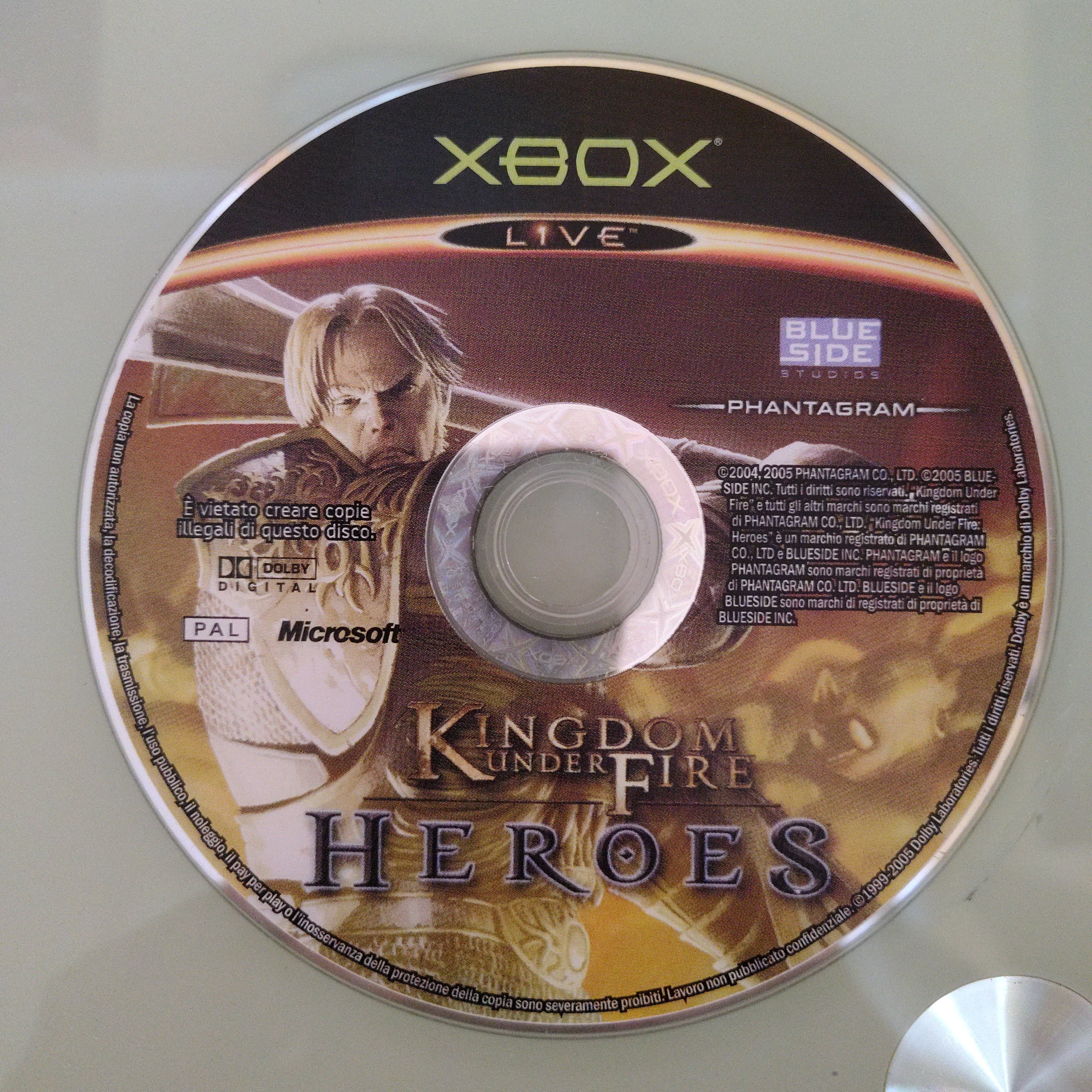 KINGDOM UNDER FIRE: HEROES ( solo disco)