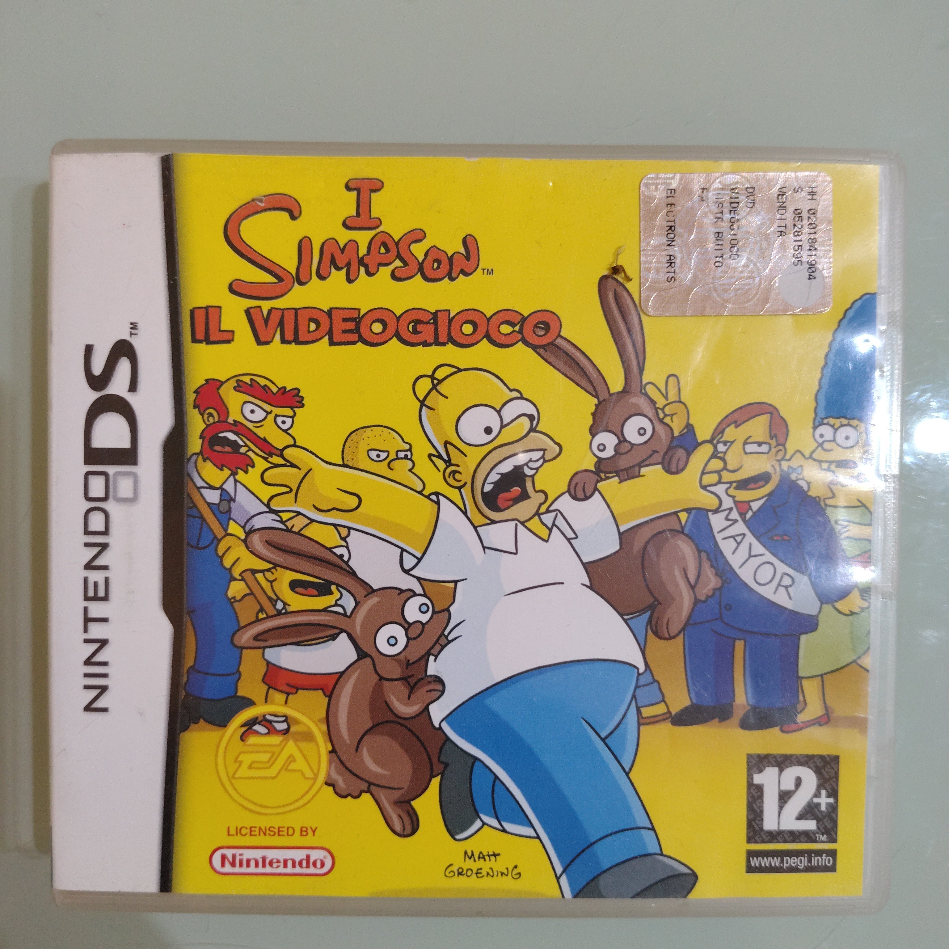 I SIMPSONS IL VIDEOGIOCO NINTENDO DS 2DS 3DS PAL ITA ITALIANO ORIGINALE COMPLETO