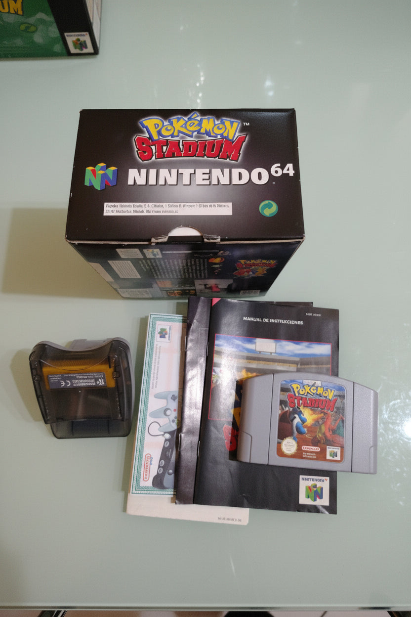 Nintendo 64 Spiel : Pokemon Stadium + Transfer Pak -