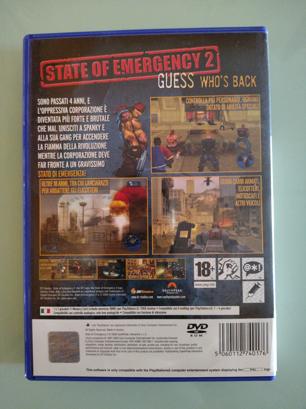 State of Emergency 2 Gioco PS2 In Italiano  Playstation 2 ITA