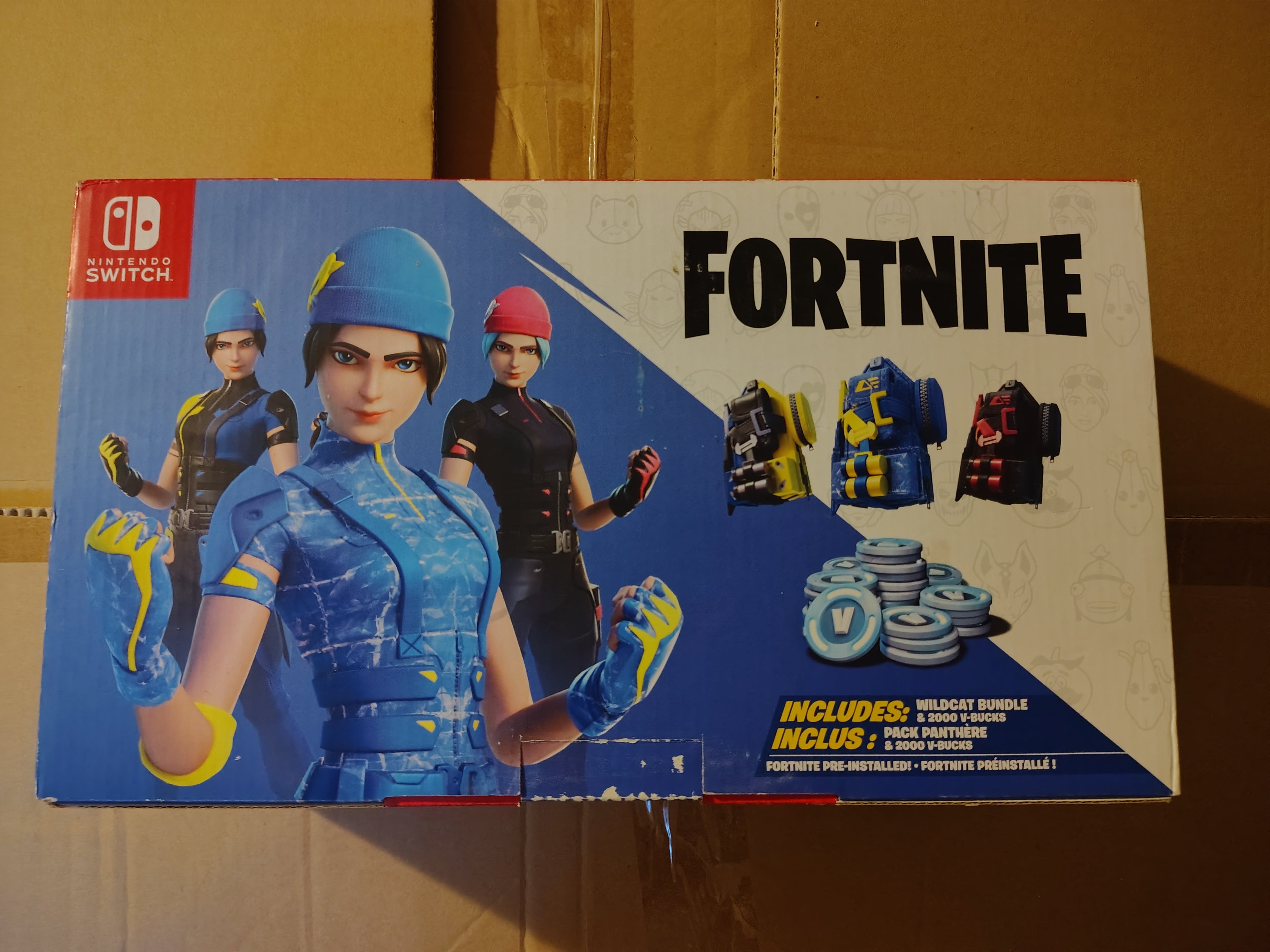 Nintendo switch special edition fortnite..