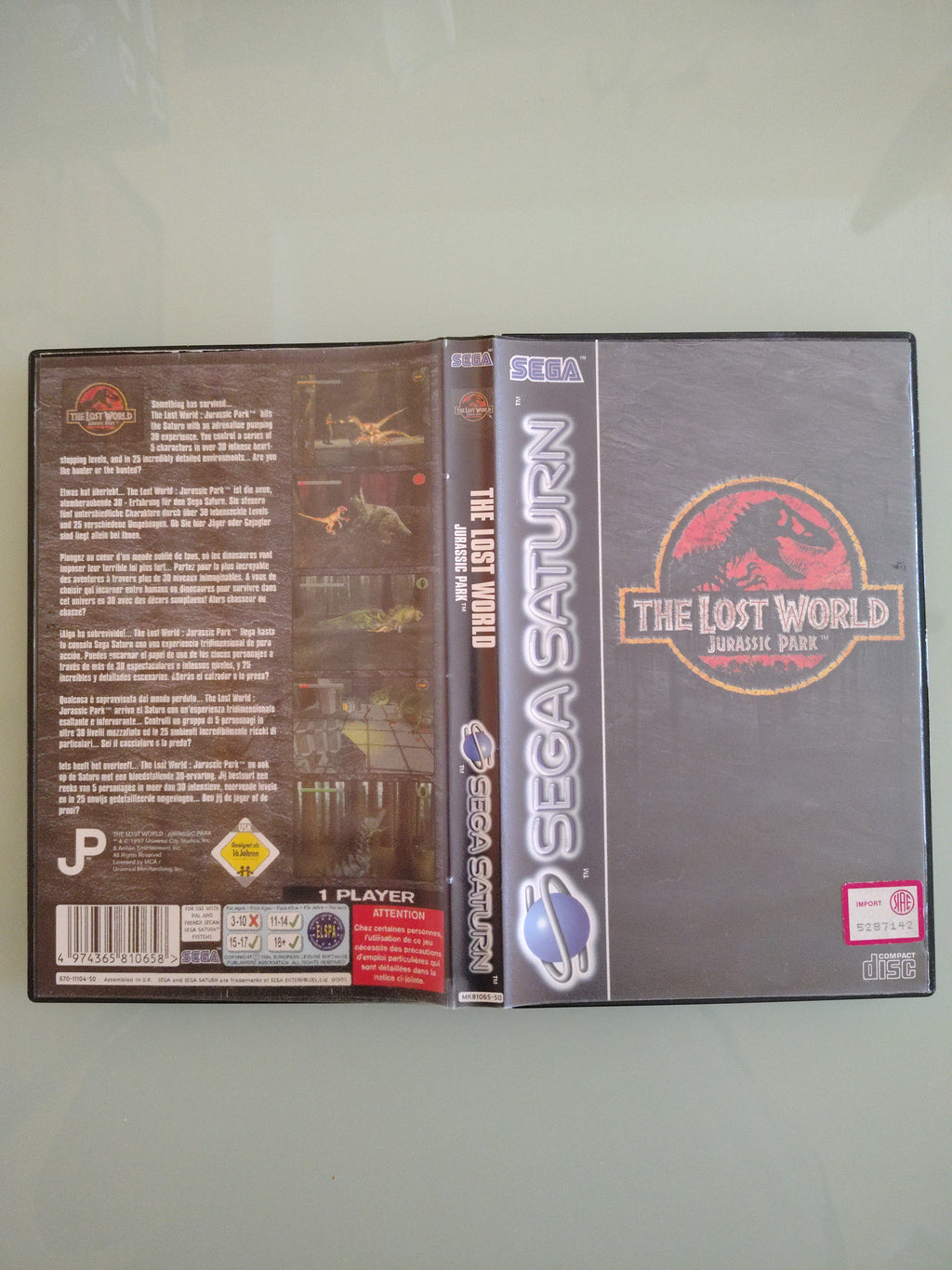 THE LOST WORLD Jurassic  park pal