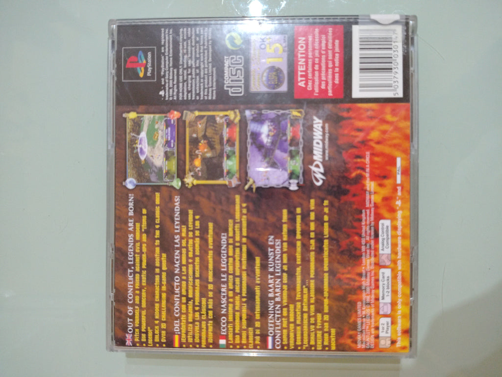 Gauntlet Legends (gioco PlayStation PS1) PAL ita multi