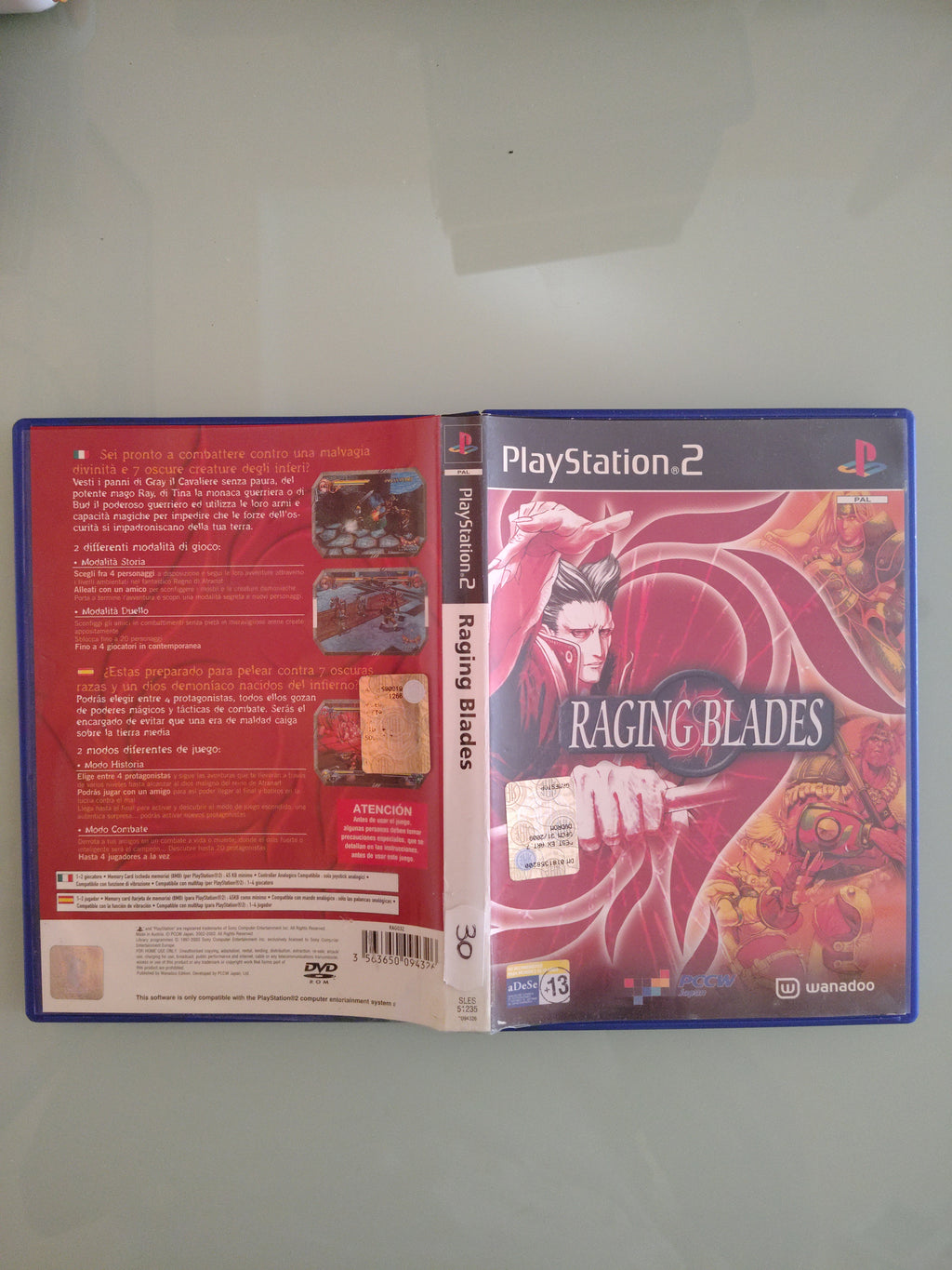 Raging Blades - Sony Playstation 2 PS2 - PAL