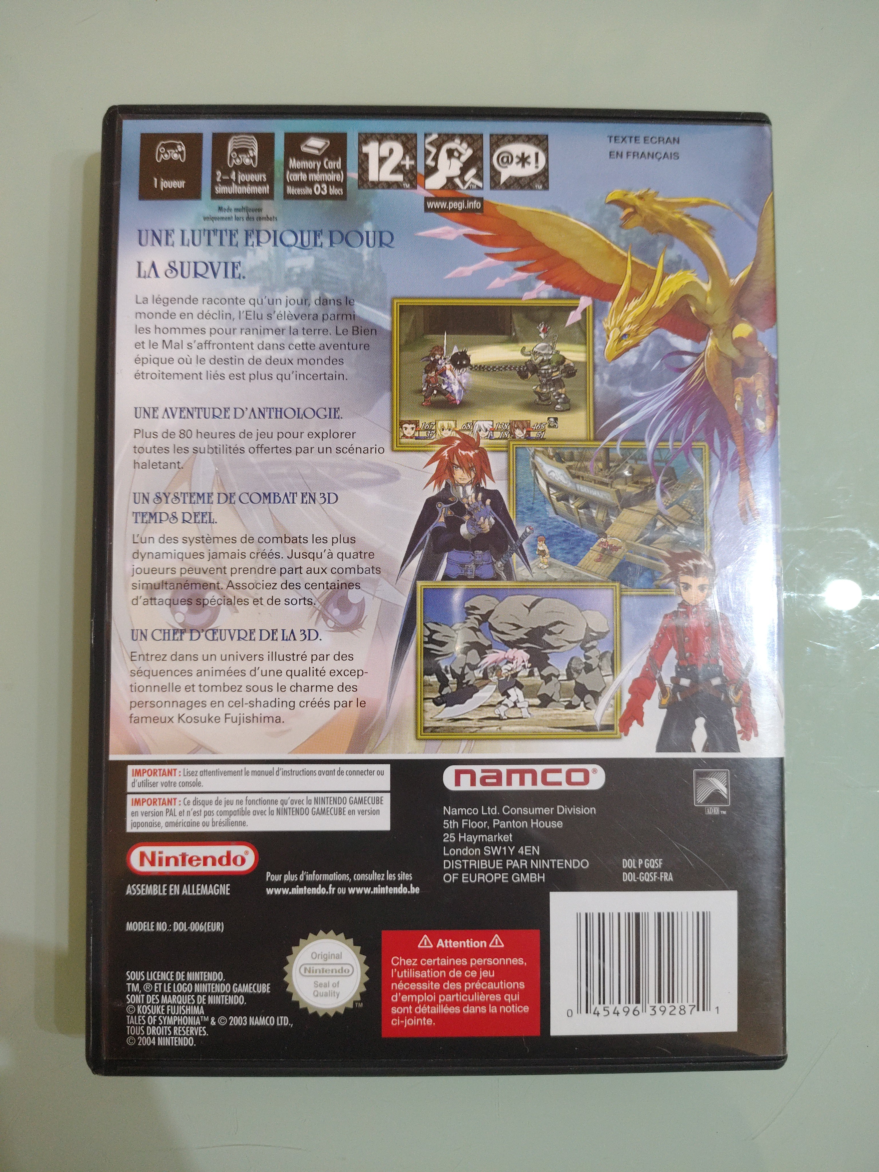 Tales of Symphonia - GameCube GC Nintendo - PAL