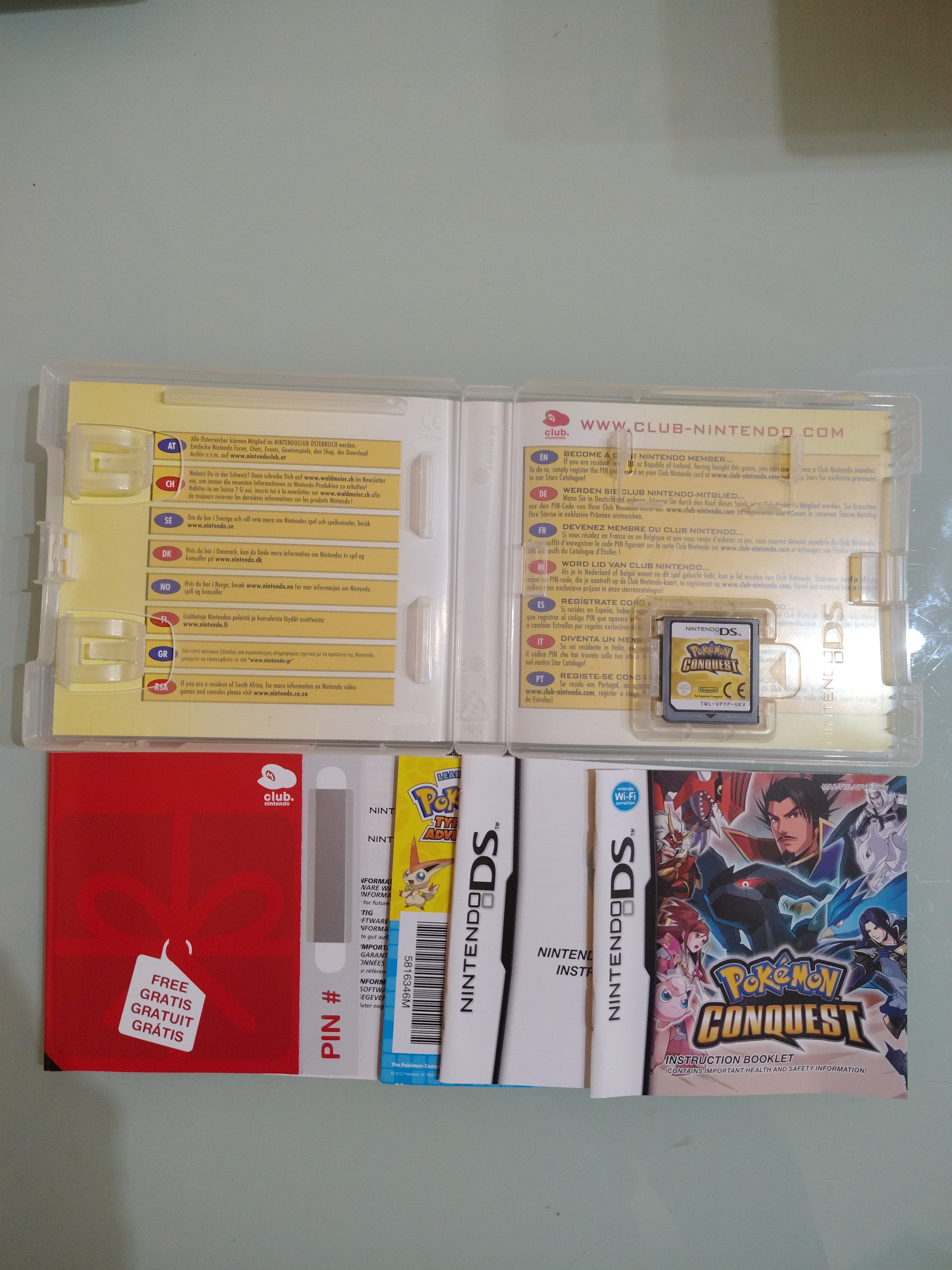 Pokemon Conquest Nintendo DS ottime condizioni