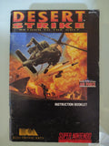 Desert Strike Super Nintendo SNES. 1992 OEM solo manuale istruzioni autentico
