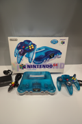 #N64 Console Clear Blue Giapponese Rara Nintendo NUS-001 JPN