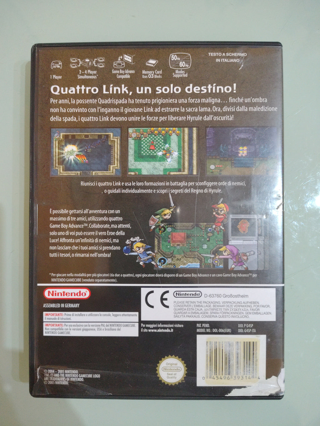 #The Legend of Zelda Four Swords Adventures PAL ita